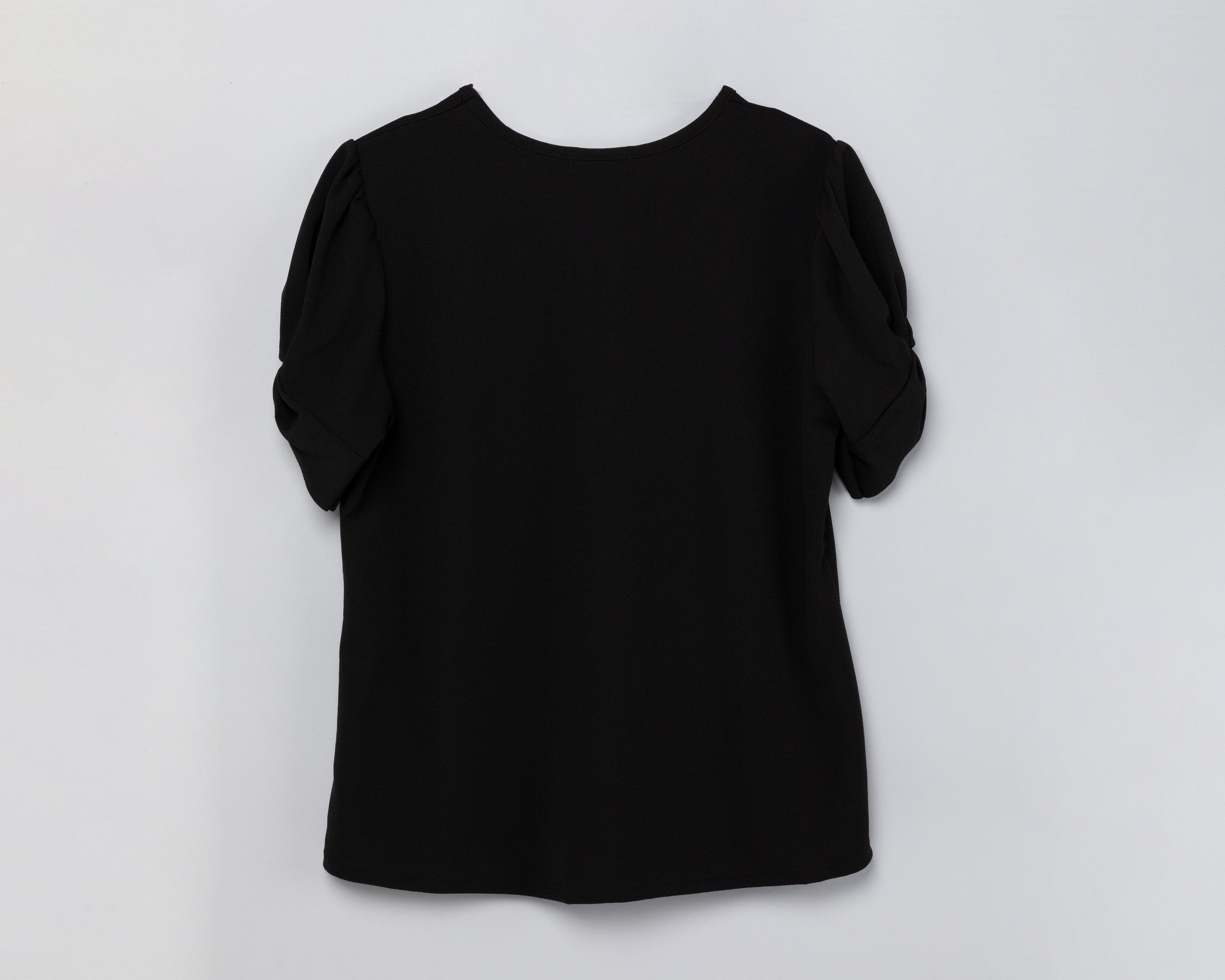 Foto 3 pulgar | Blusa Poof New York Manga Corta con Cuello Redondo