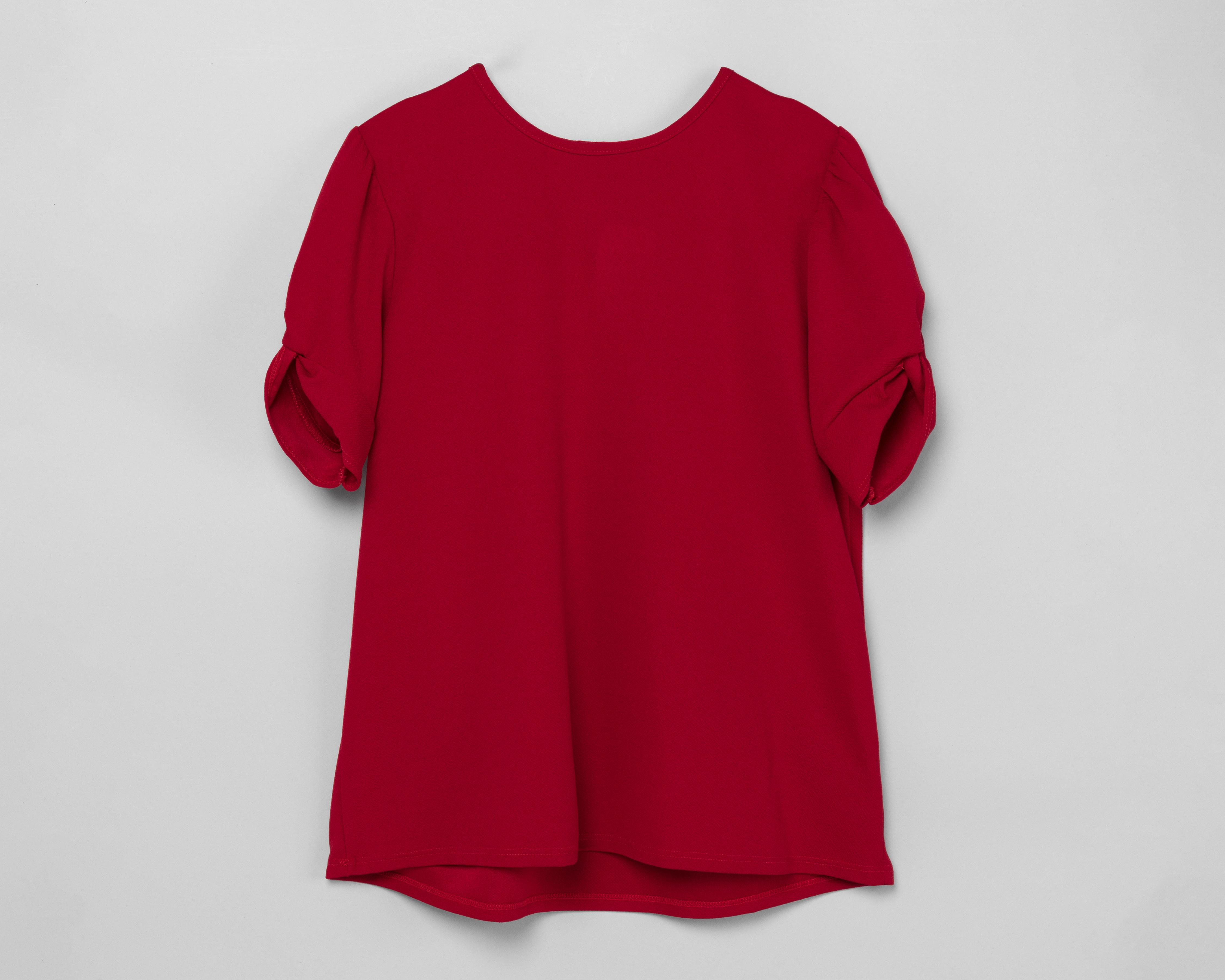 Foto 1 | Blusa Poof New York Manga Corta con Cuello Redondo