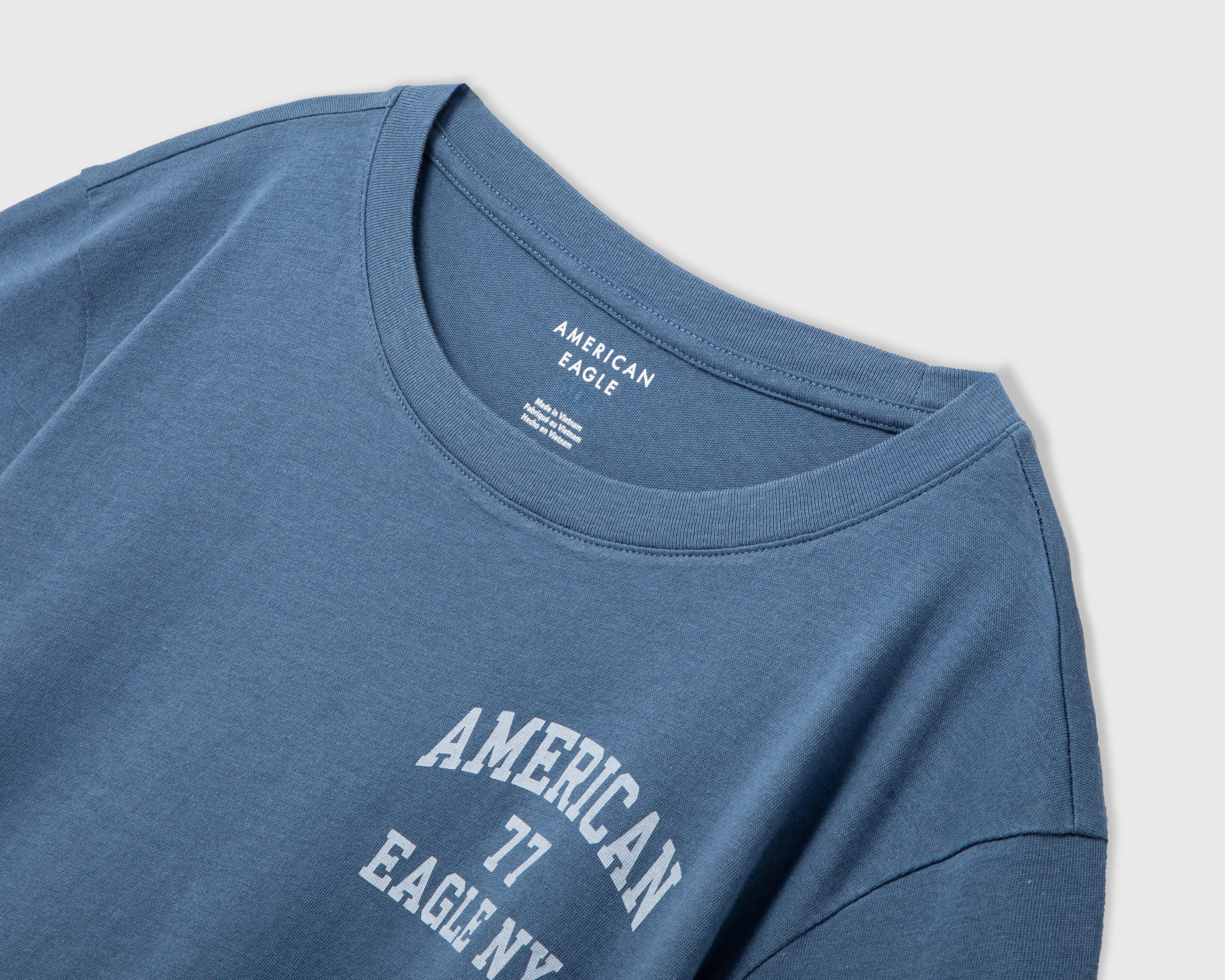 Foto 4 pulgar | Playera American Eagle de Algodón para Mujer