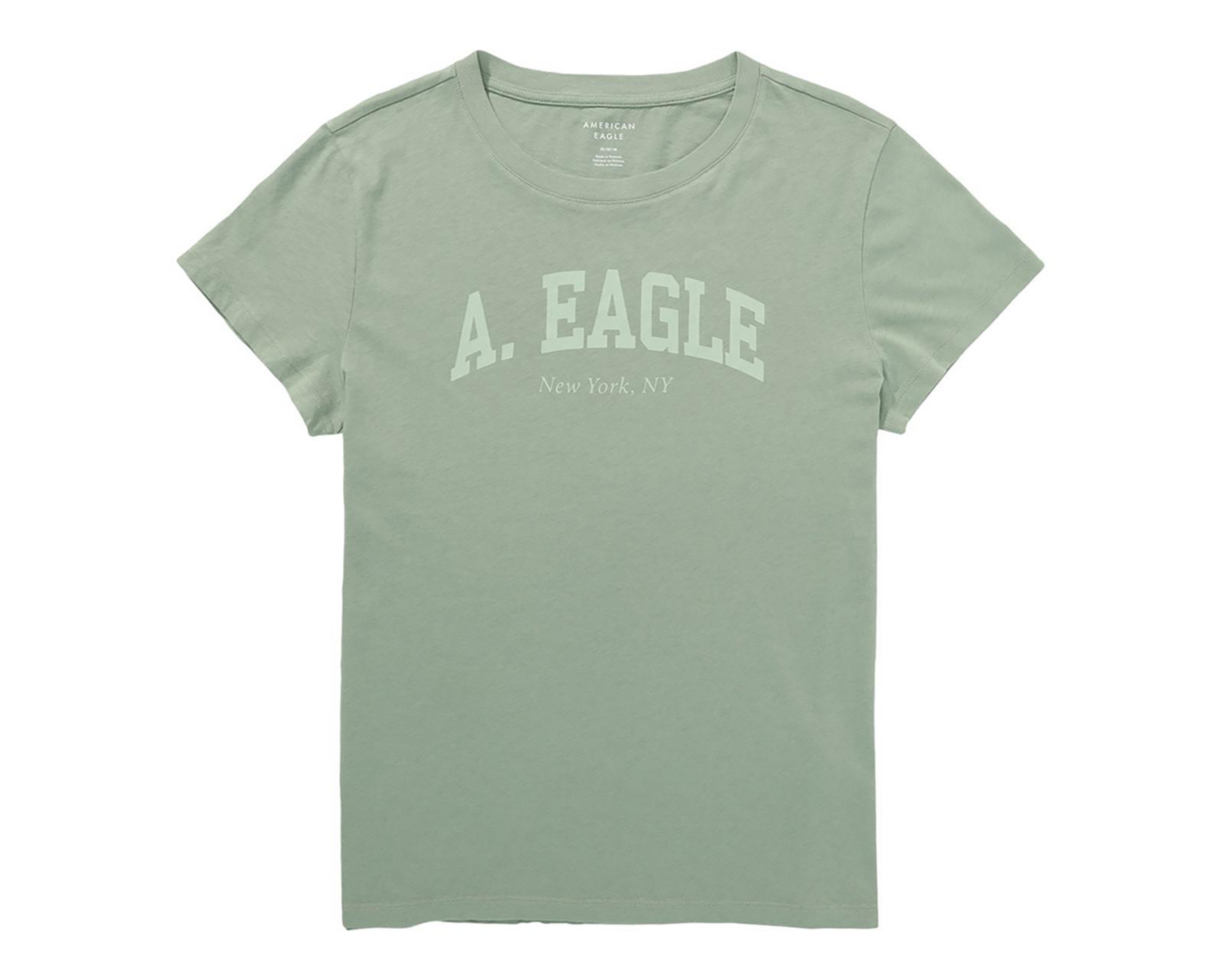 Foto 4 pulgar | Playera American Eagle Manga Corta para Mujer