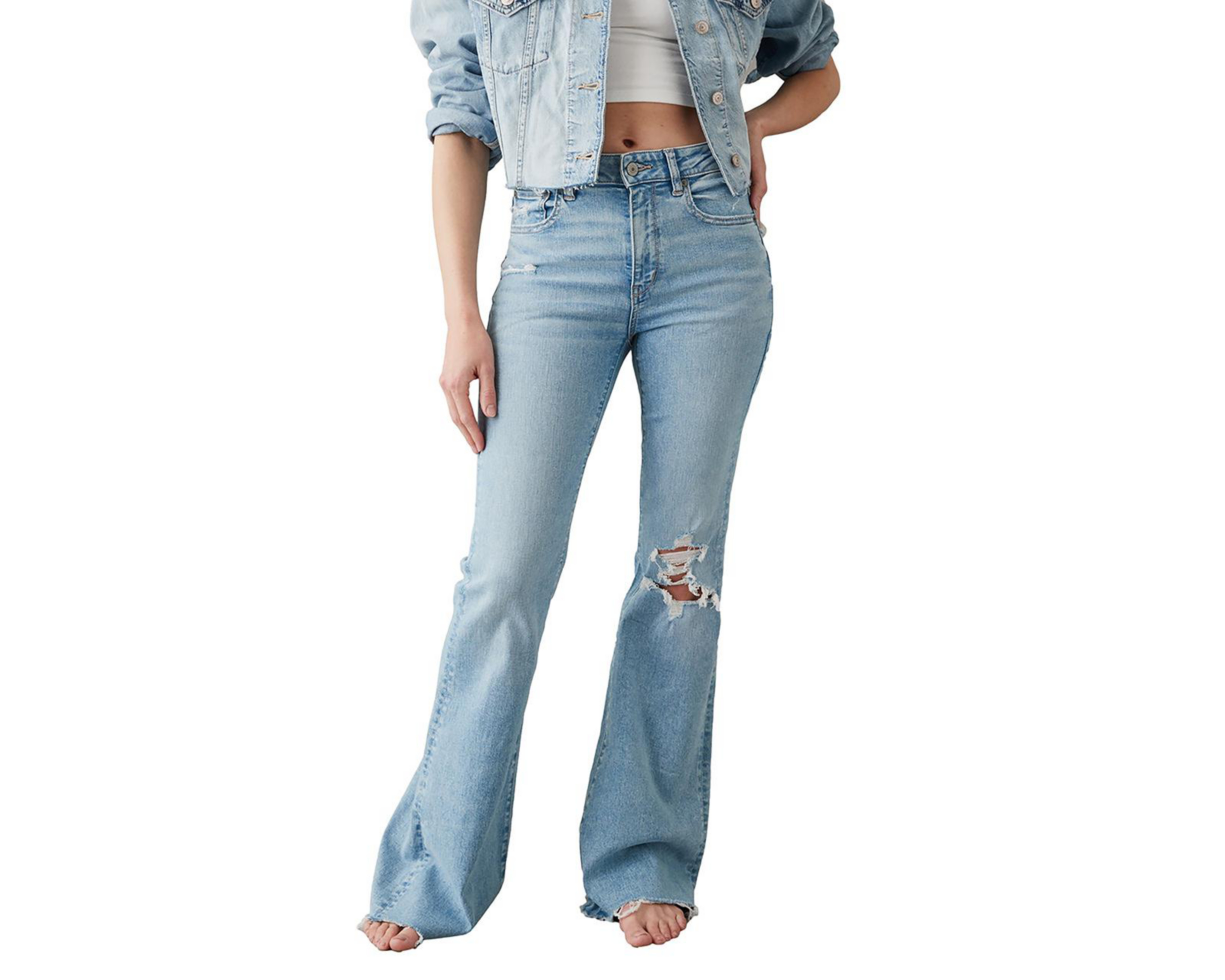 Jeans Flare American Eagle para Mujer