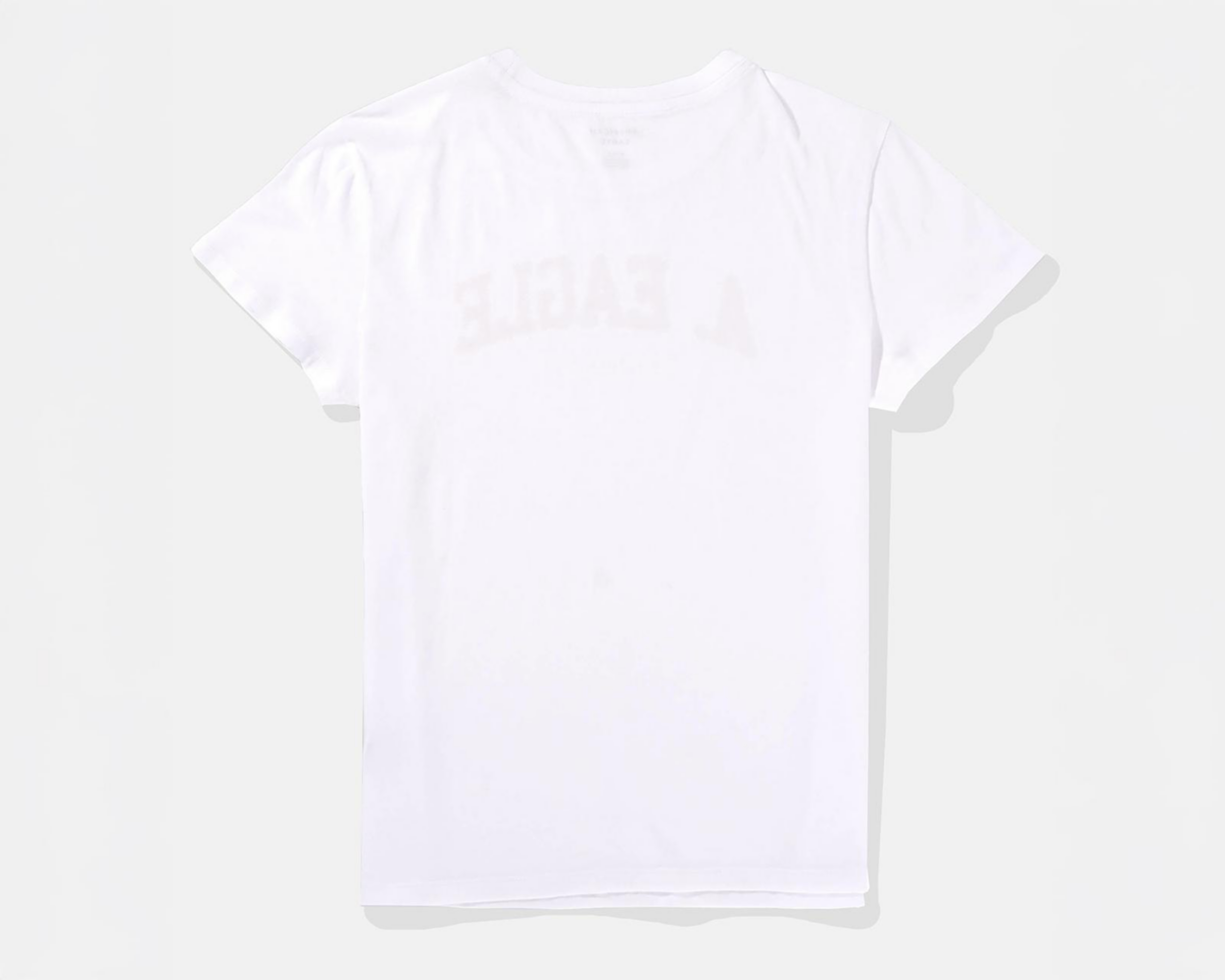 Foto 5 pulgar | Playera American Eagle Blanca para Mujer