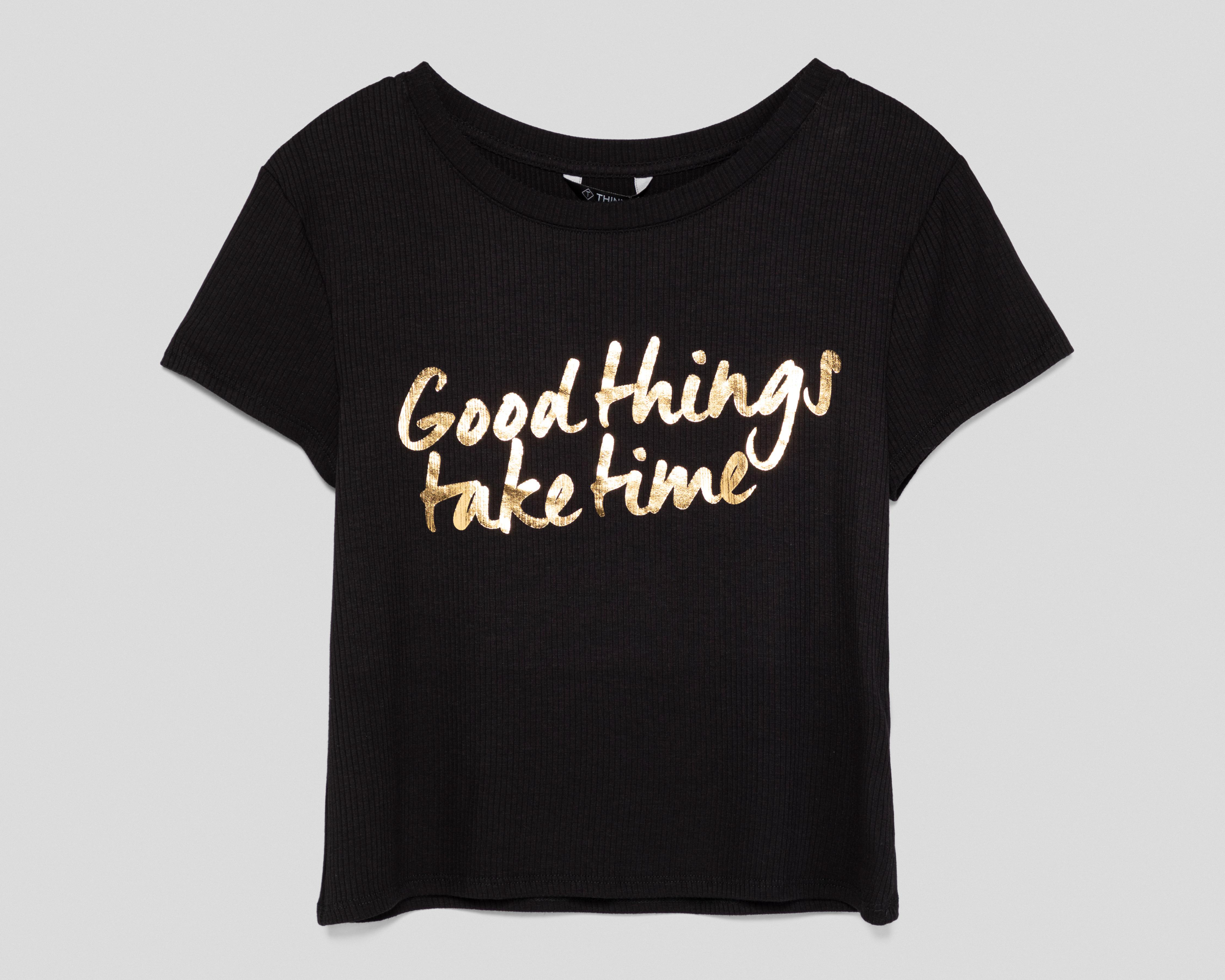 Foto 1 | Playera Thinner Manga Corta para Mujer