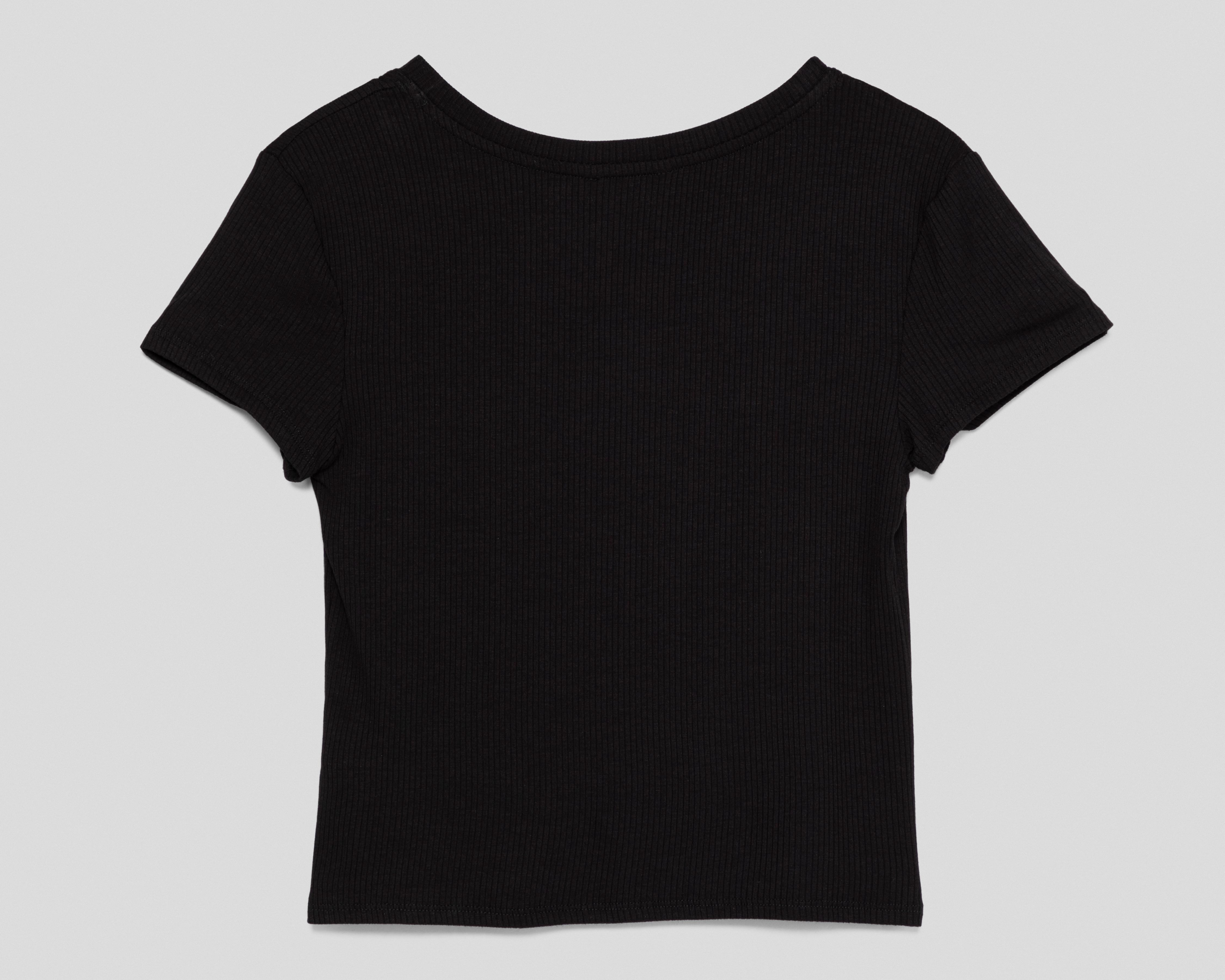 Foto 2 | Playera Thinner Manga Corta para Mujer
