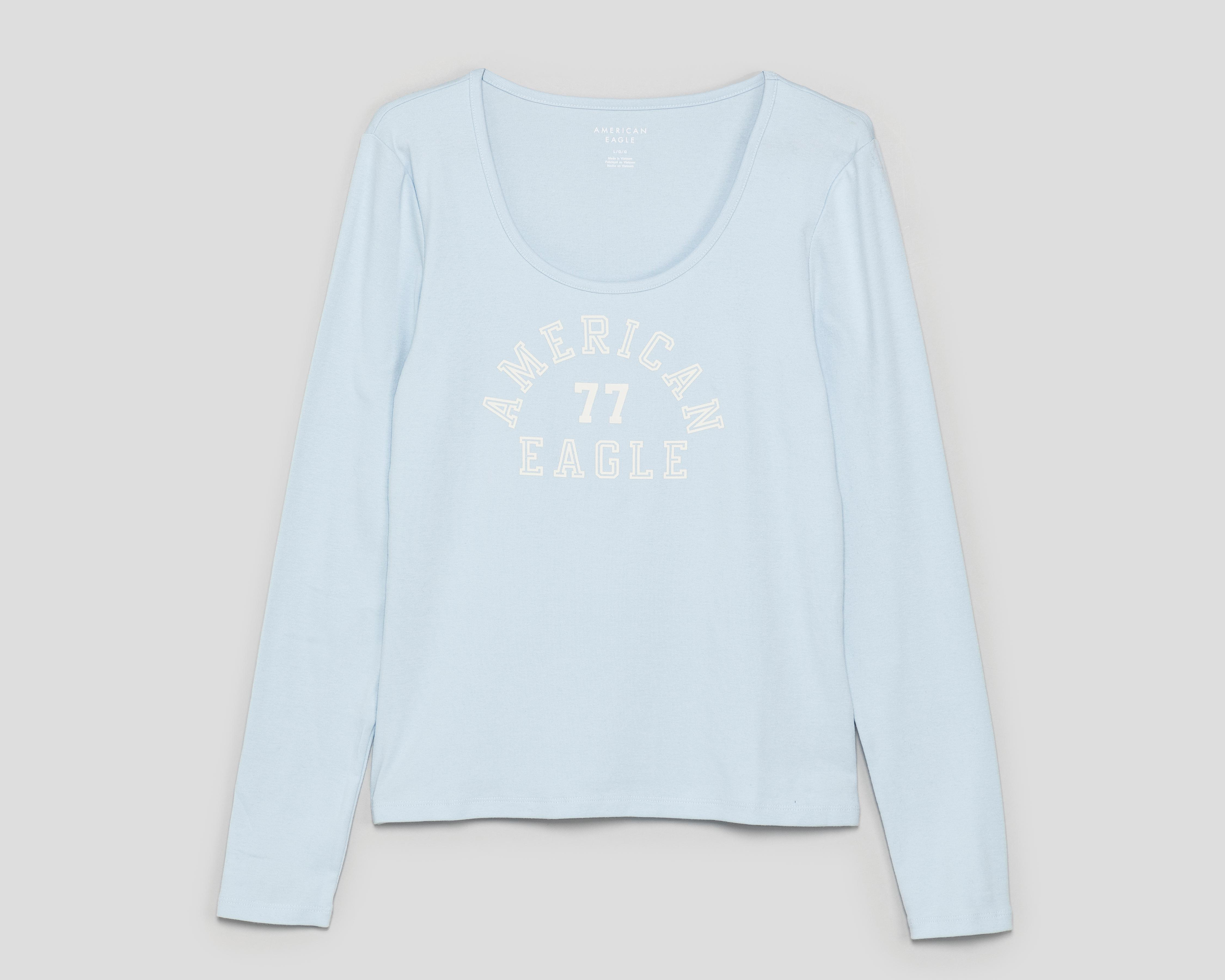 Foto 2 pulgar | Playera Manga Larga American Eagle para Mujer