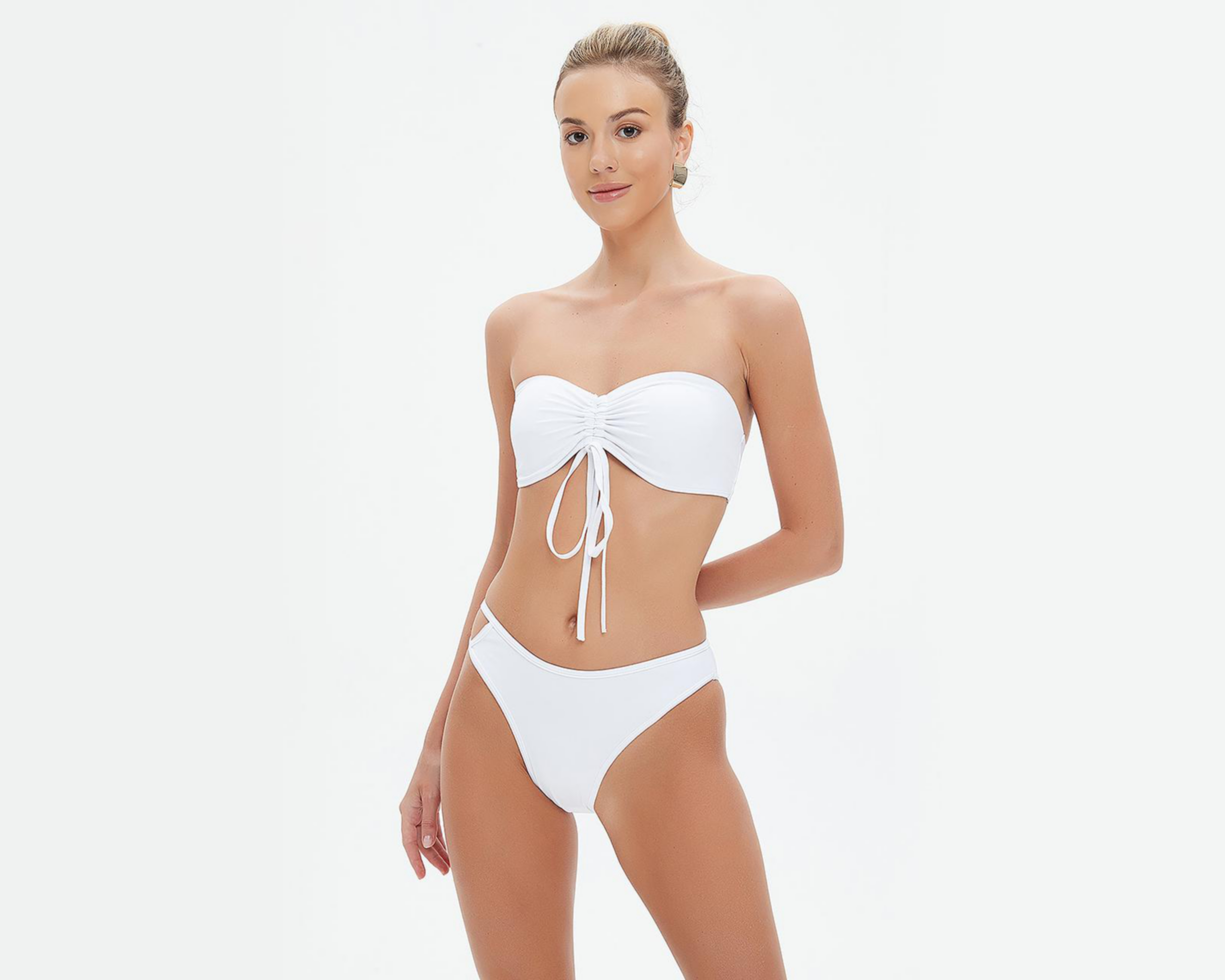Foto 2 pulgar | Bikini Eva tu Estilo Íntimo Blanco para Mujer