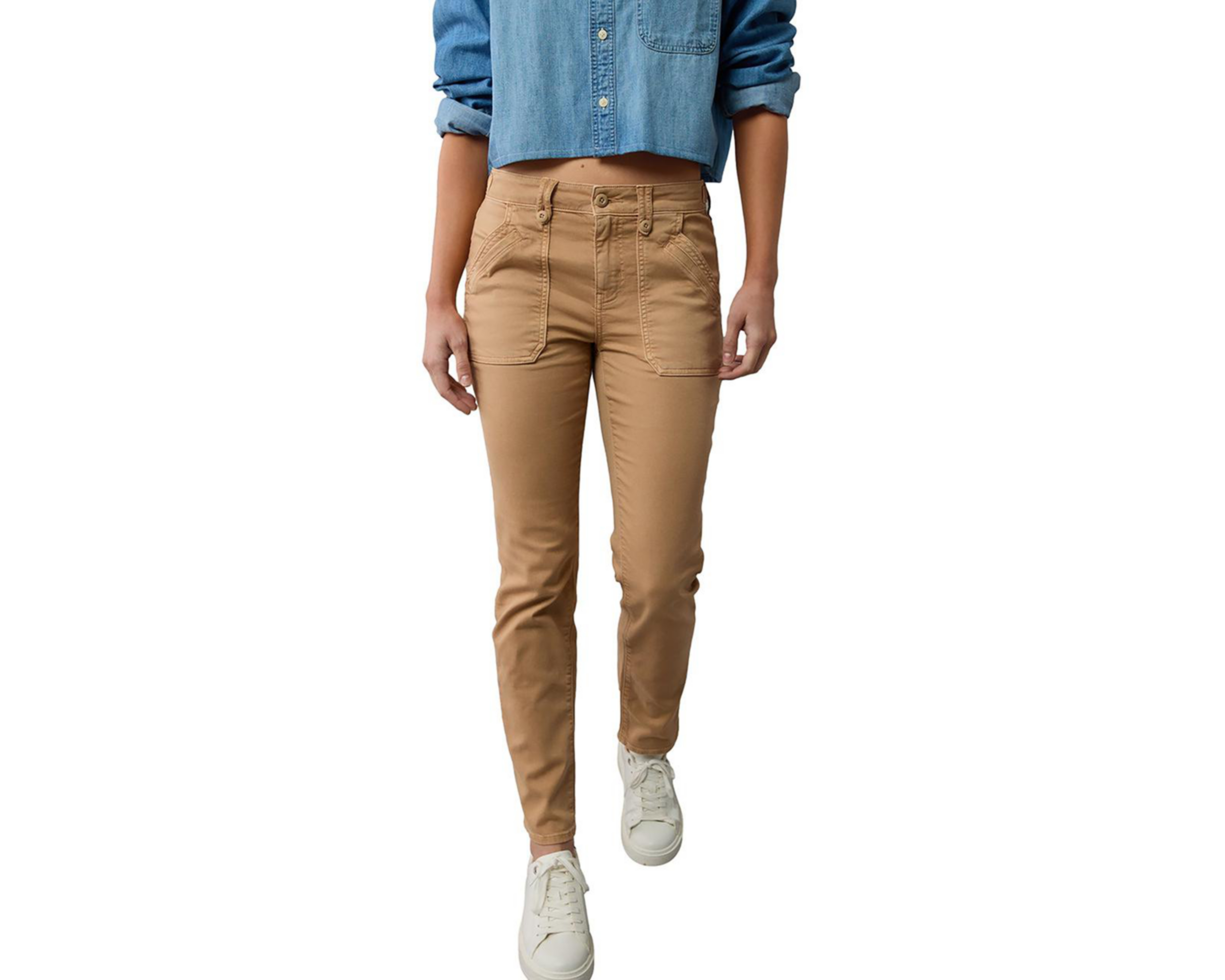 Pantalón American Eagle de Gabardina para Mujer