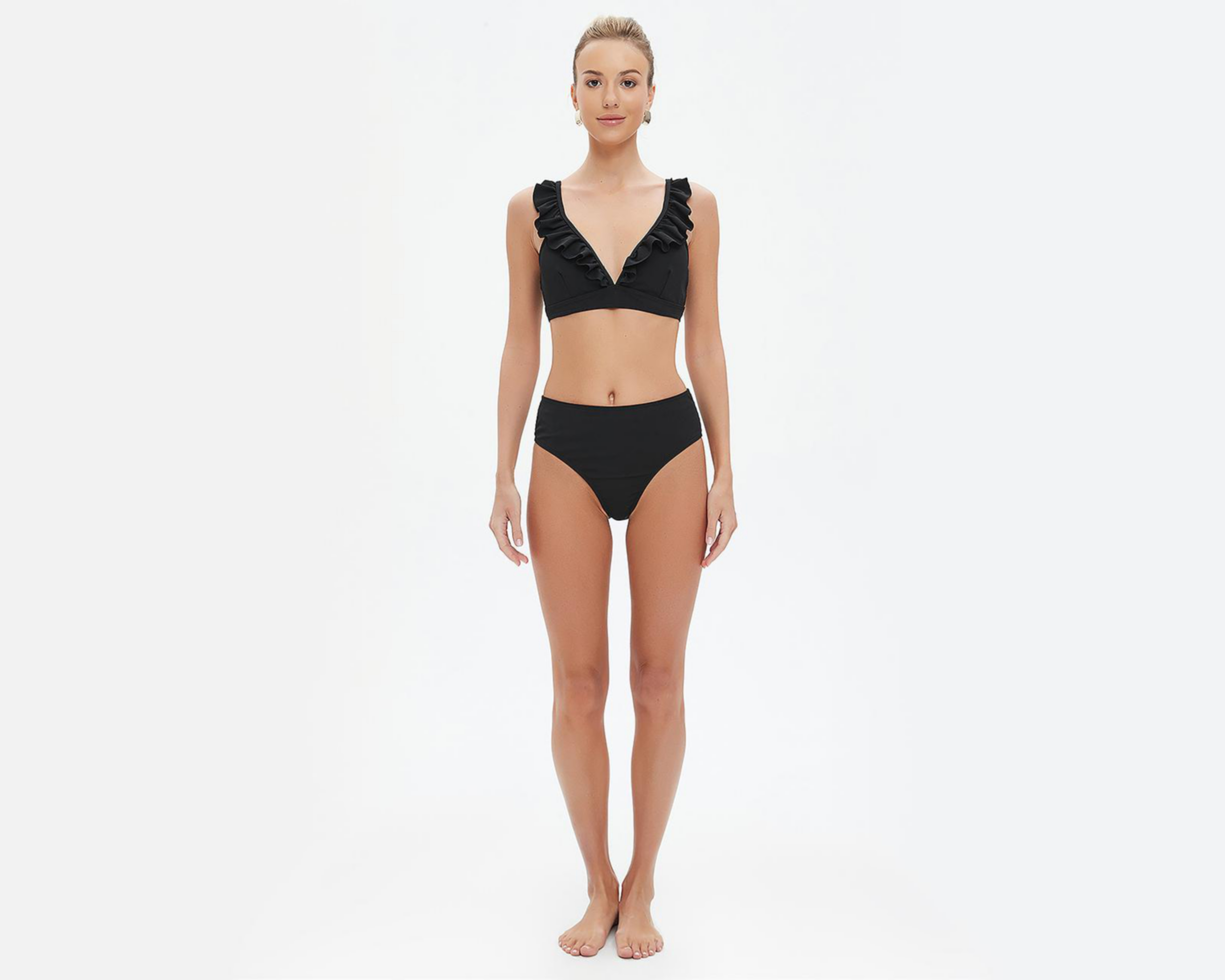 Foto 5 pulgar | Bikini Bebe sin Estampado para Mujer