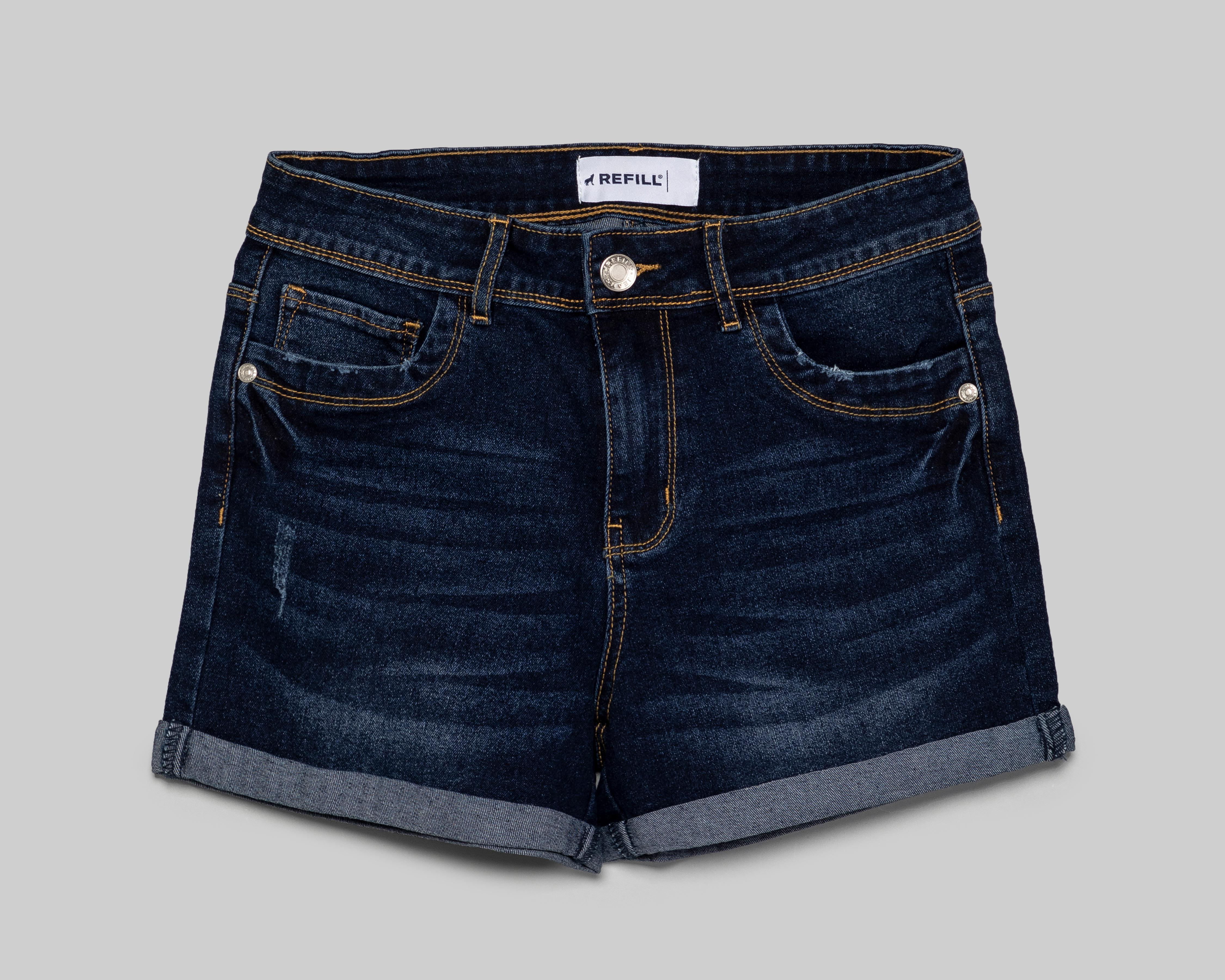 Foto 1 | Short Refill de Mezclilla para Mujer