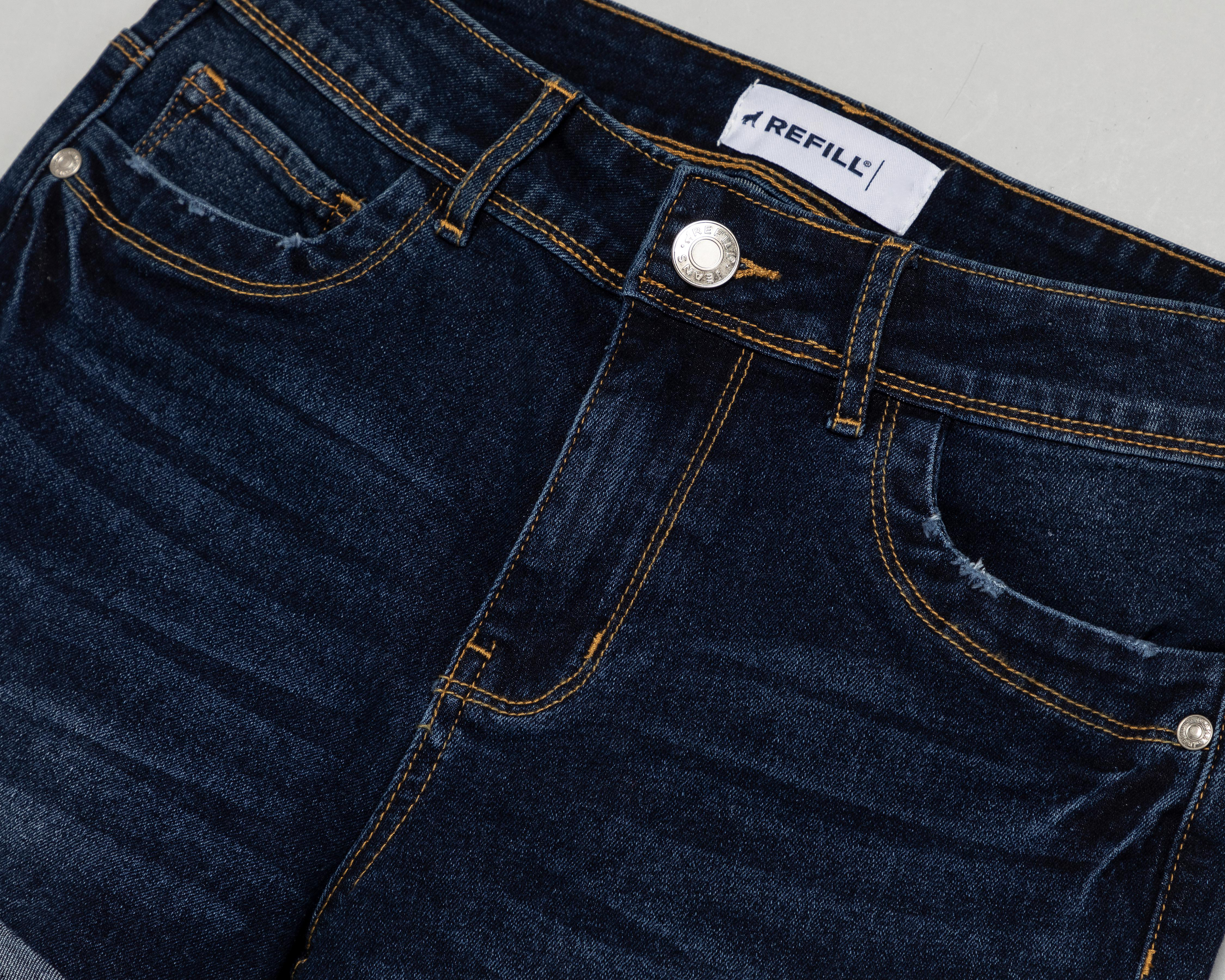 Foto 3 | Short Refill de Mezclilla para Mujer