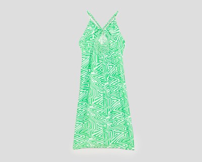 Foto 2 | Vestido de Playa Sahara con Tirantes Escote V Verde para Mujer