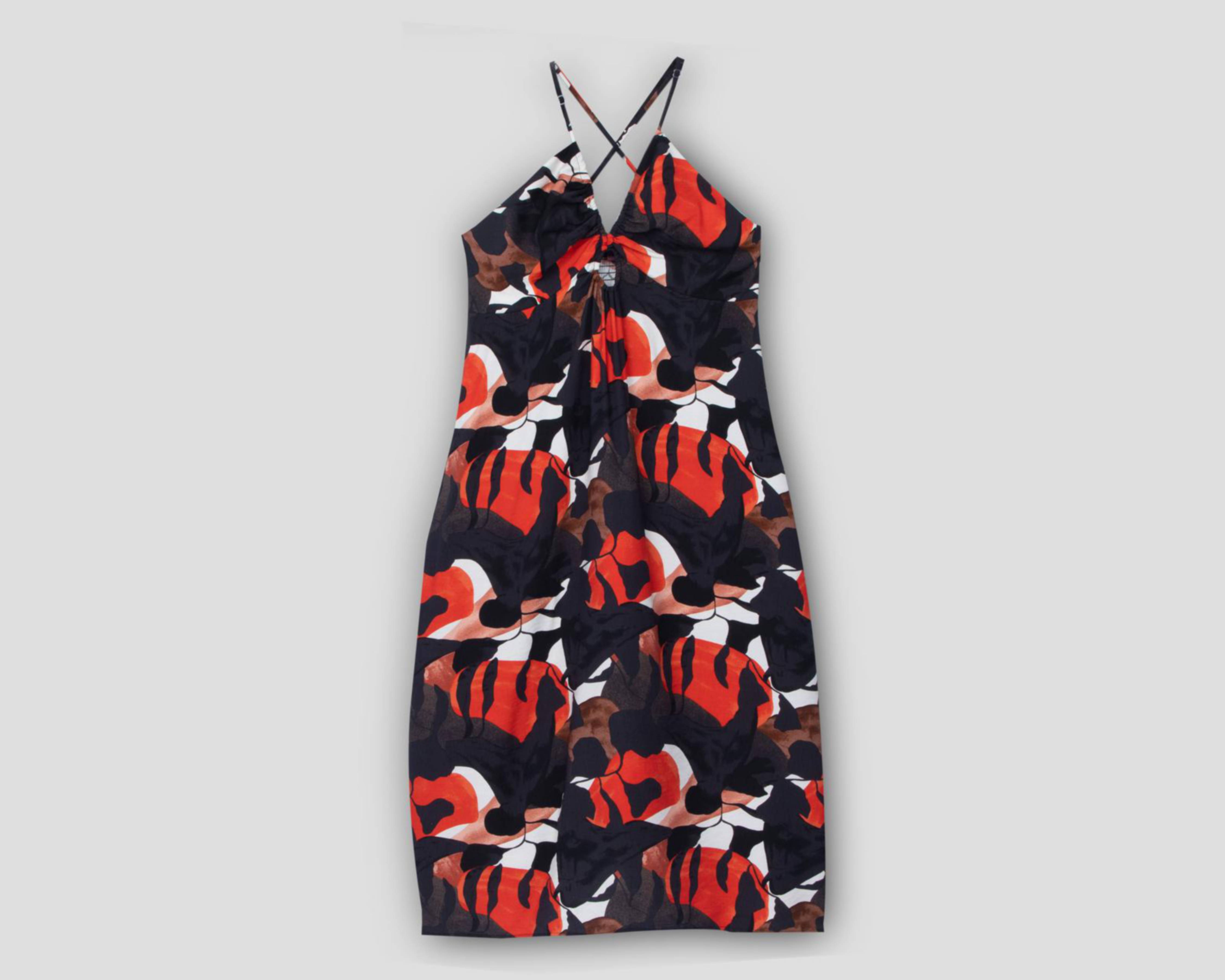 Foto 2 pulgar | Vestido de Playa Sahara Print Floral Escote V con Tirantes para Mujer