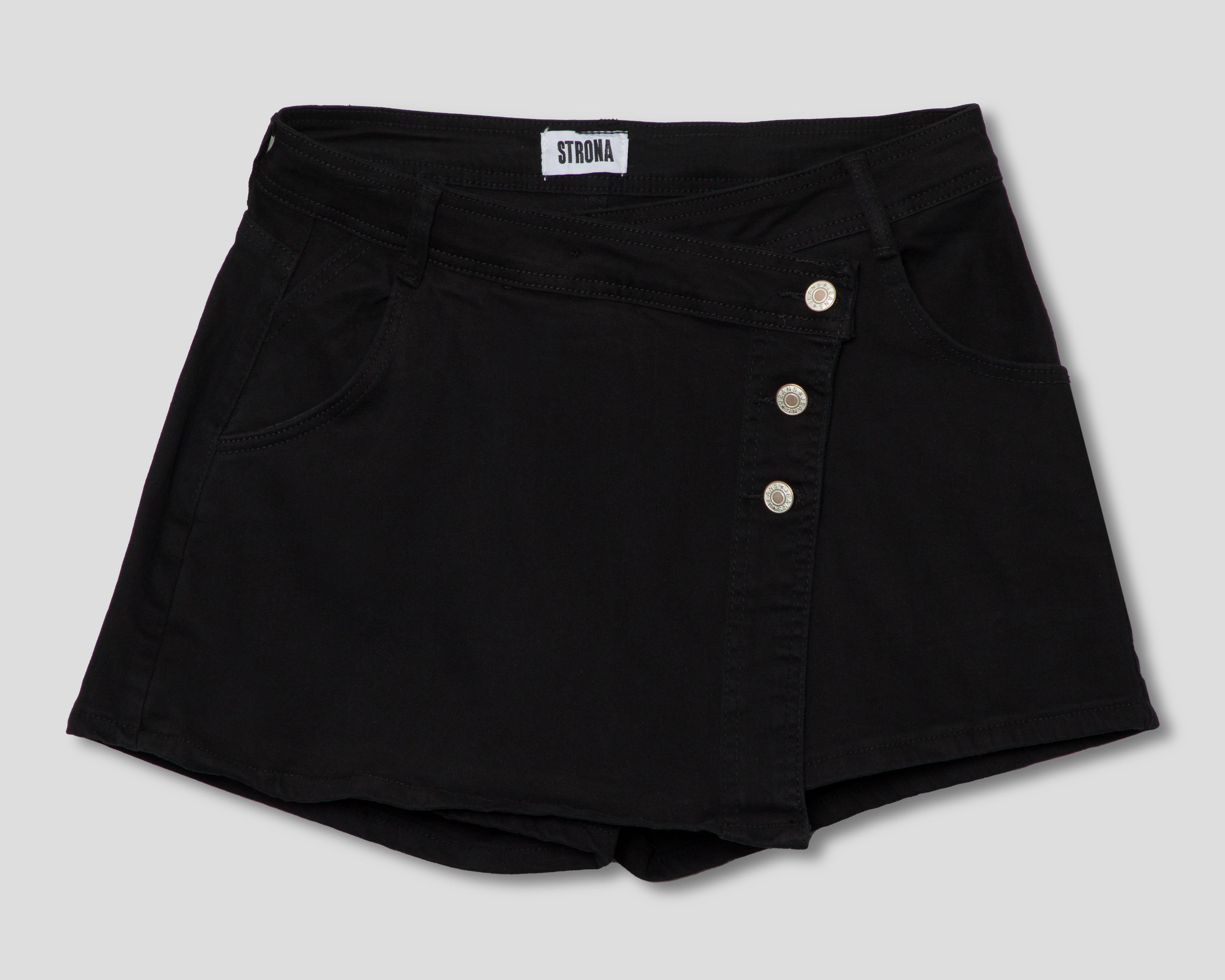 Foto 1 | Short Falda Strona de Mezclilla para Mujer