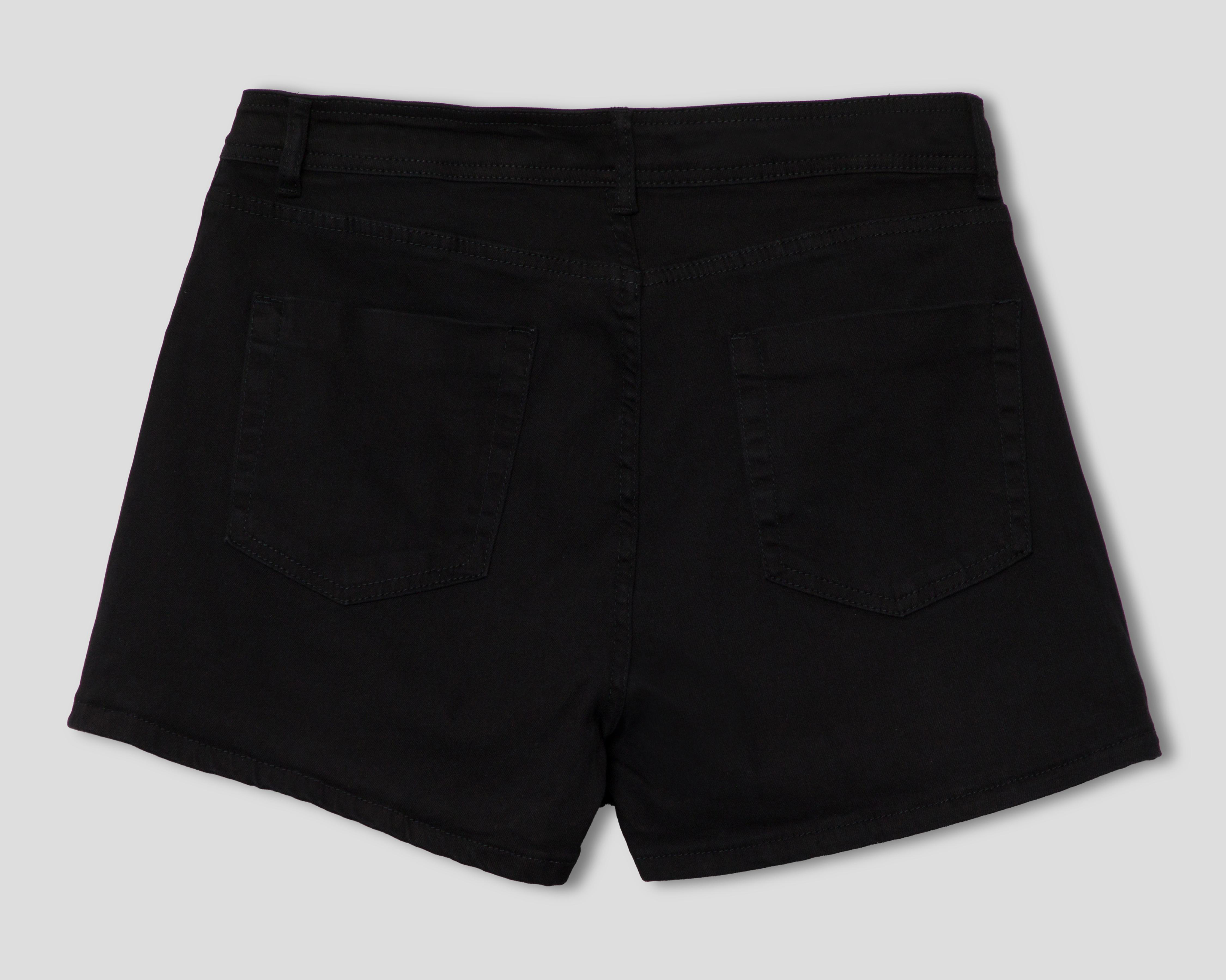Foto 3 pulgar | Short Falda Strona de Mezclilla para Mujer