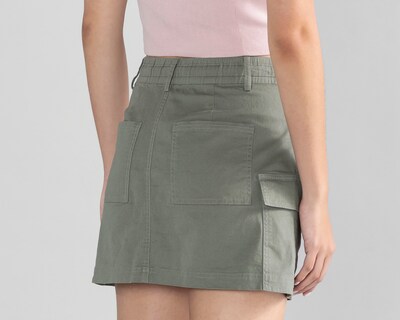 Foto 5 | Falda Corta Strona con Bolsas Cargo para Mujer