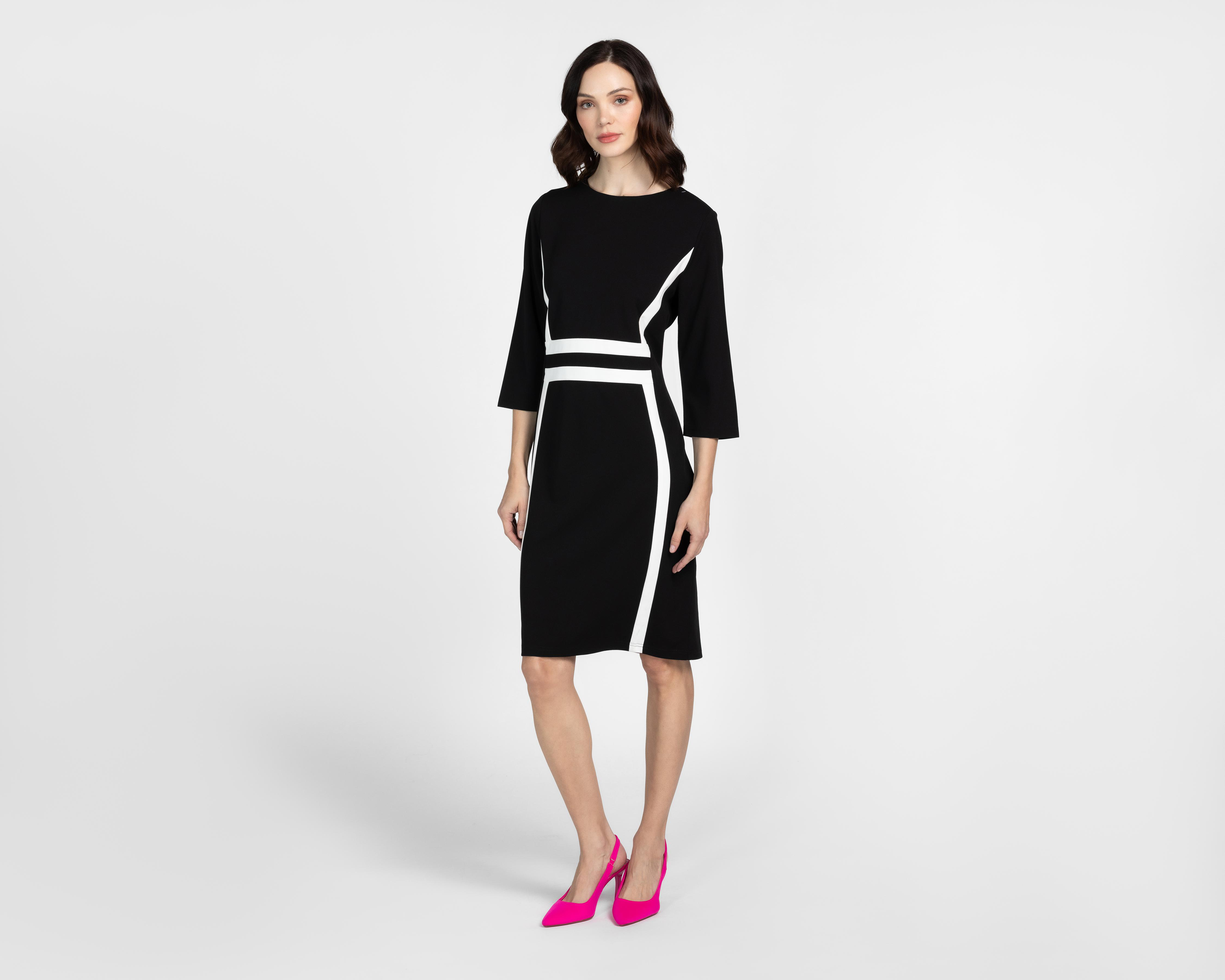 Foto 2 pulgar | Vestido Casual Sahara Corto Negro para Mujer