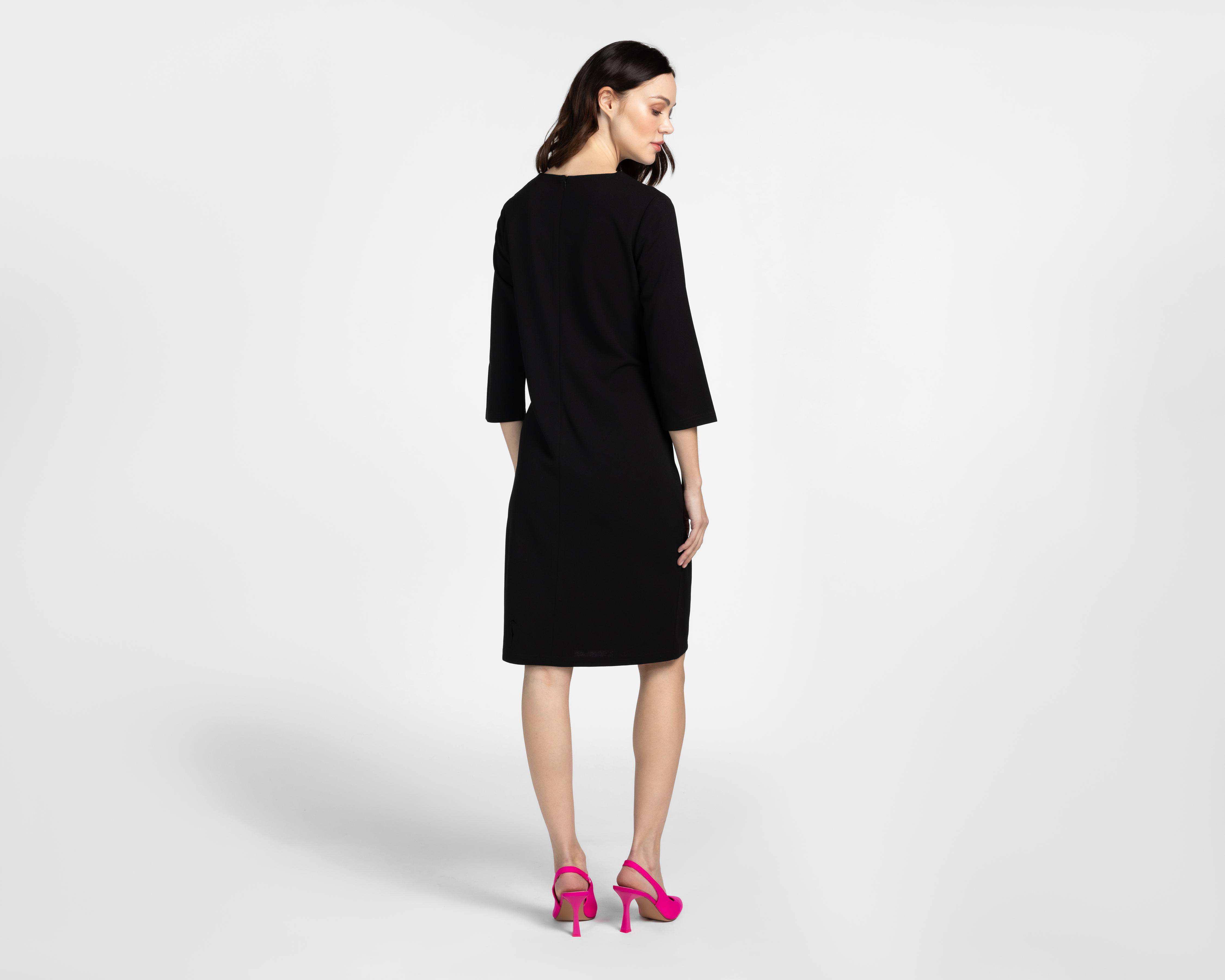 Foto 4 pulgar | Vestido Casual Sahara Corto Negro para Mujer