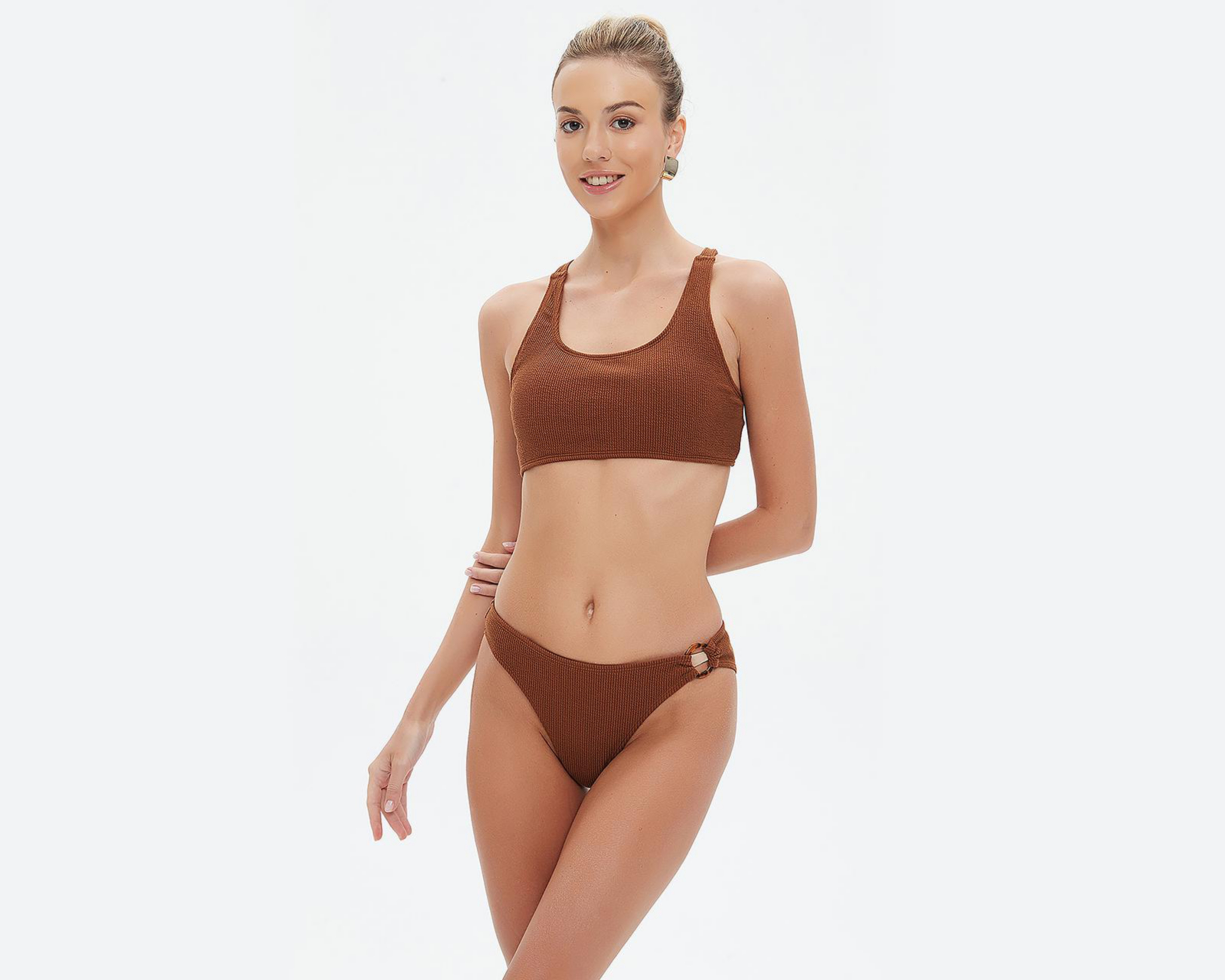 Foto 2 pulgar | Bikini Bebe Café para Mujer