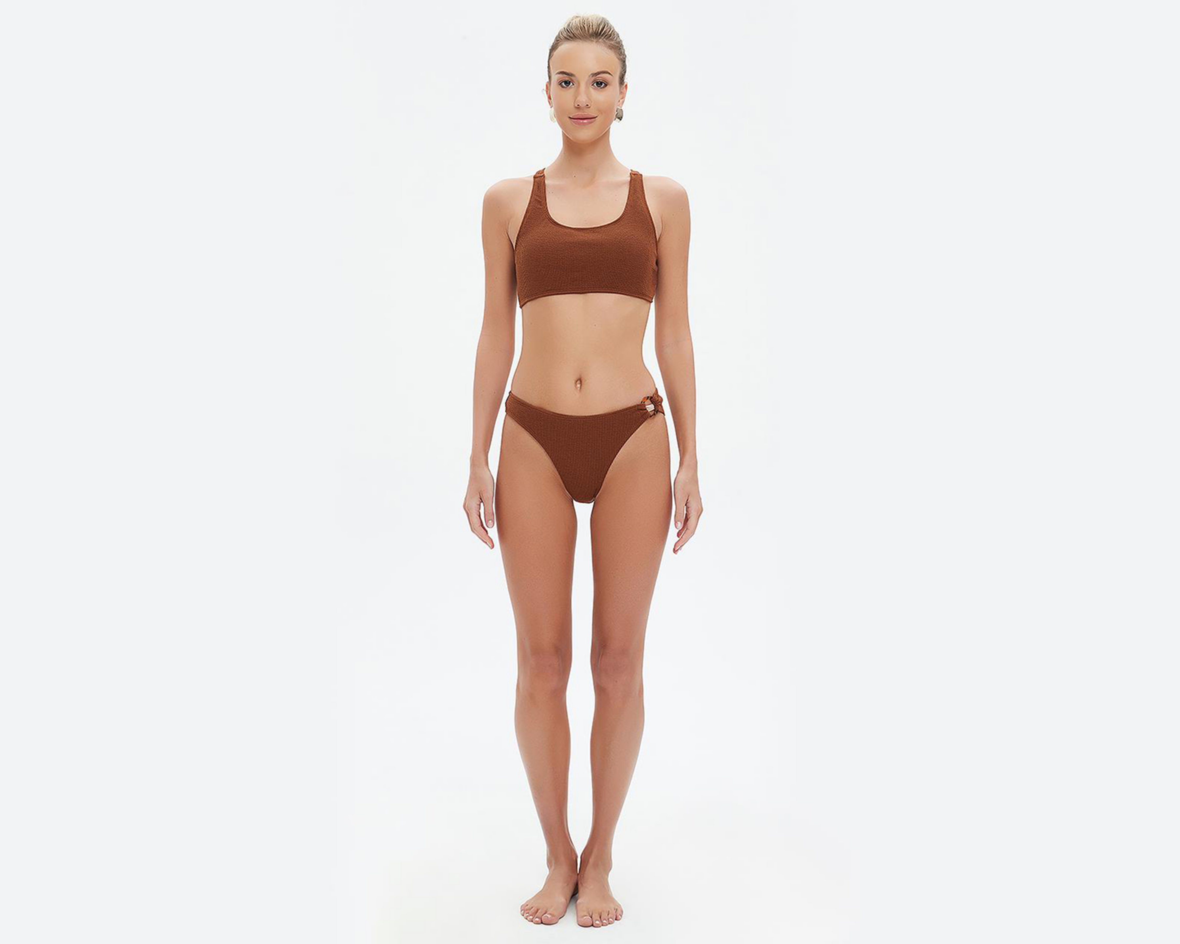 Foto 5 pulgar | Bikini Bebe Café para Mujer
