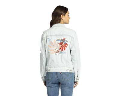 Foto 3 | Chamarra Levi's Trucker de Mezclilla