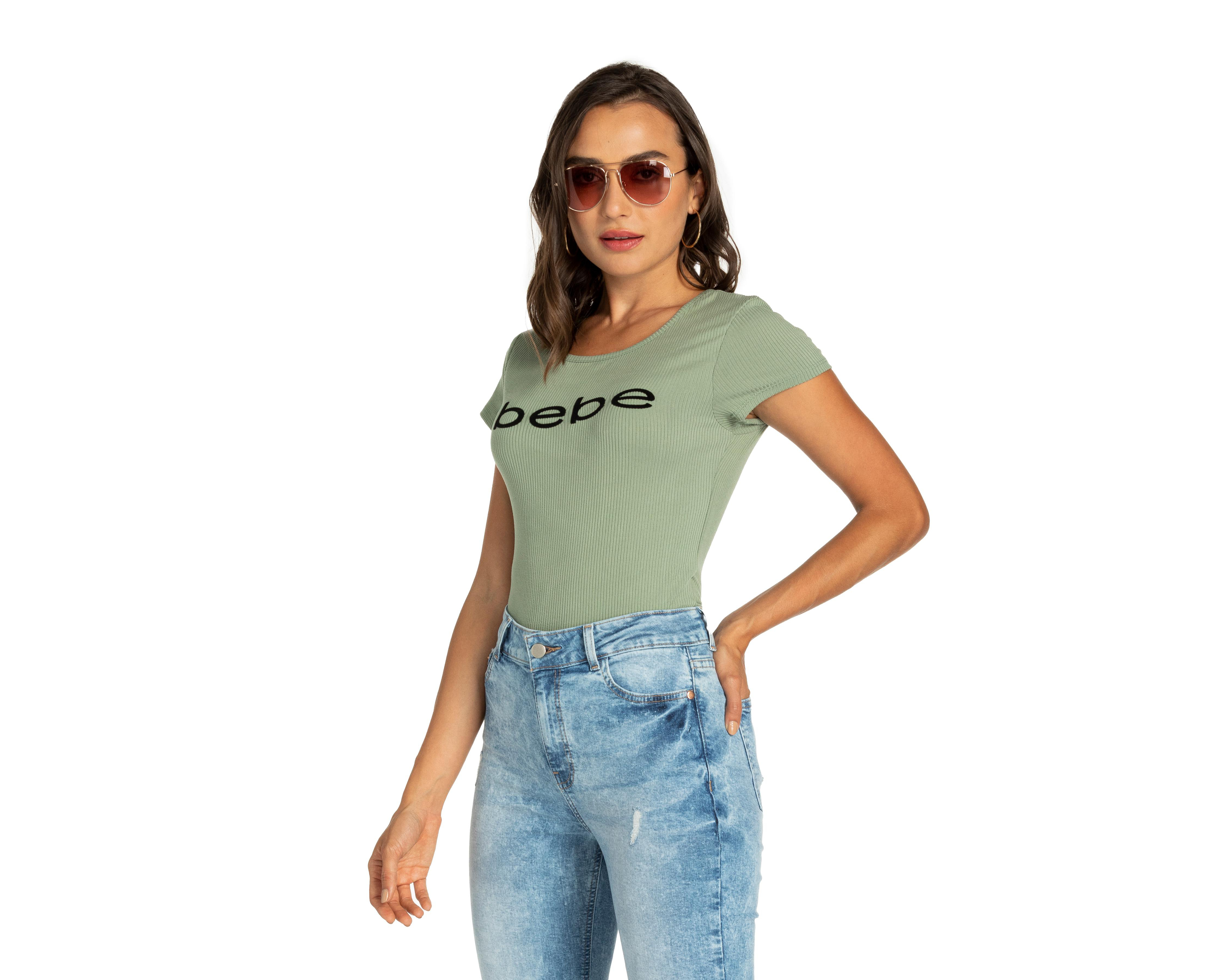 Foto 2 | Playera Bebe Manga Corta con Lentejuelas