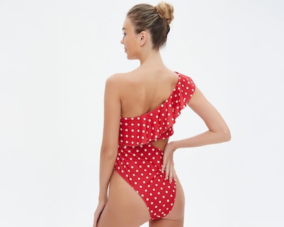 Foto 4 | Traje de Baño Completo Bebe con Olán para Mujer