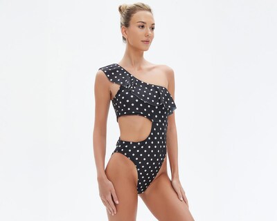 Foto 3 | Traje de Baño Completo Bebe con Olán para Mujer