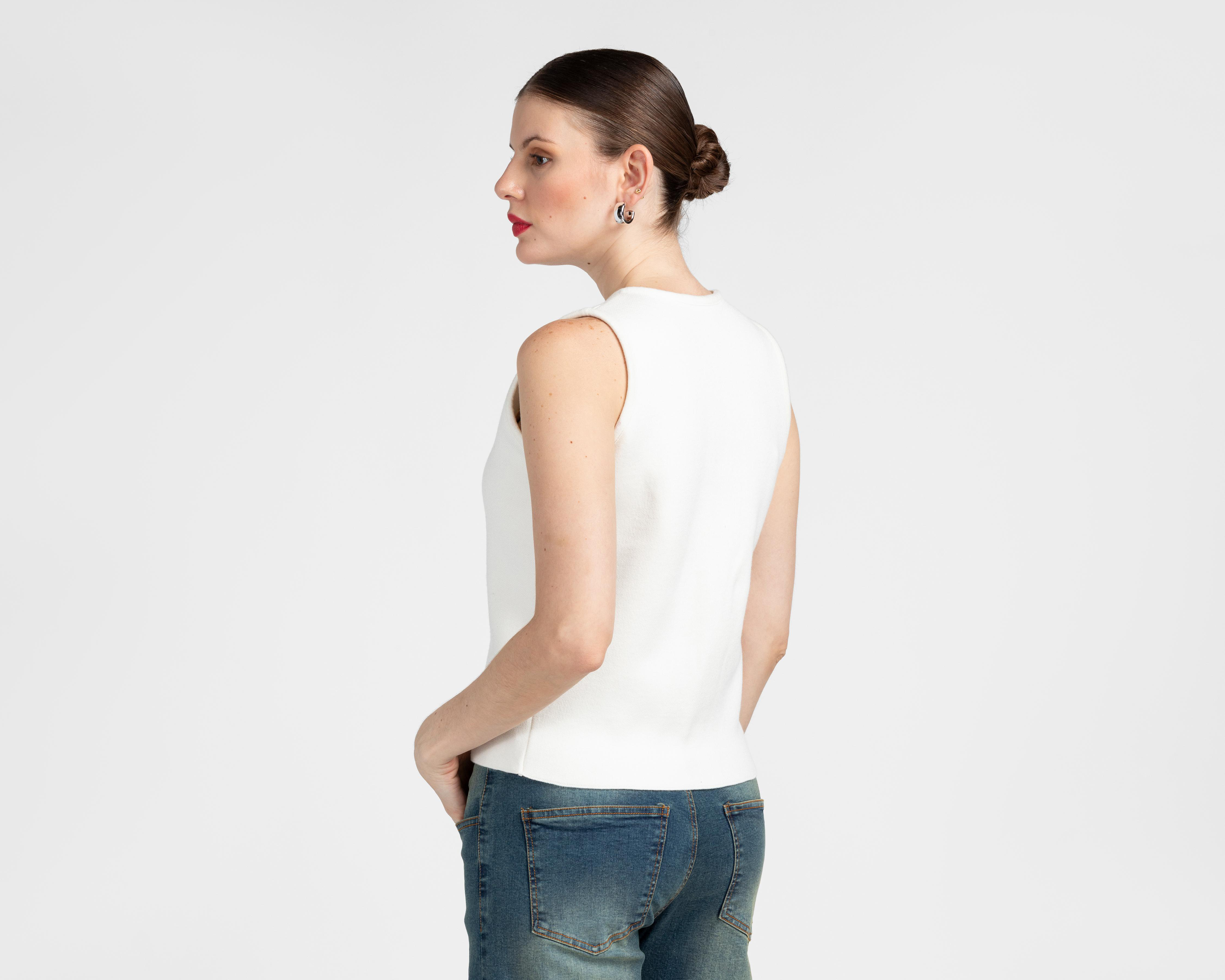Foto 4 pulgar | Blusa sin Mangas Sahara para Mujer