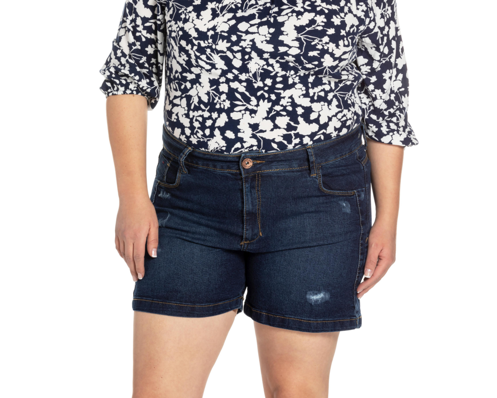 Short Lady Sun de Mezclilla