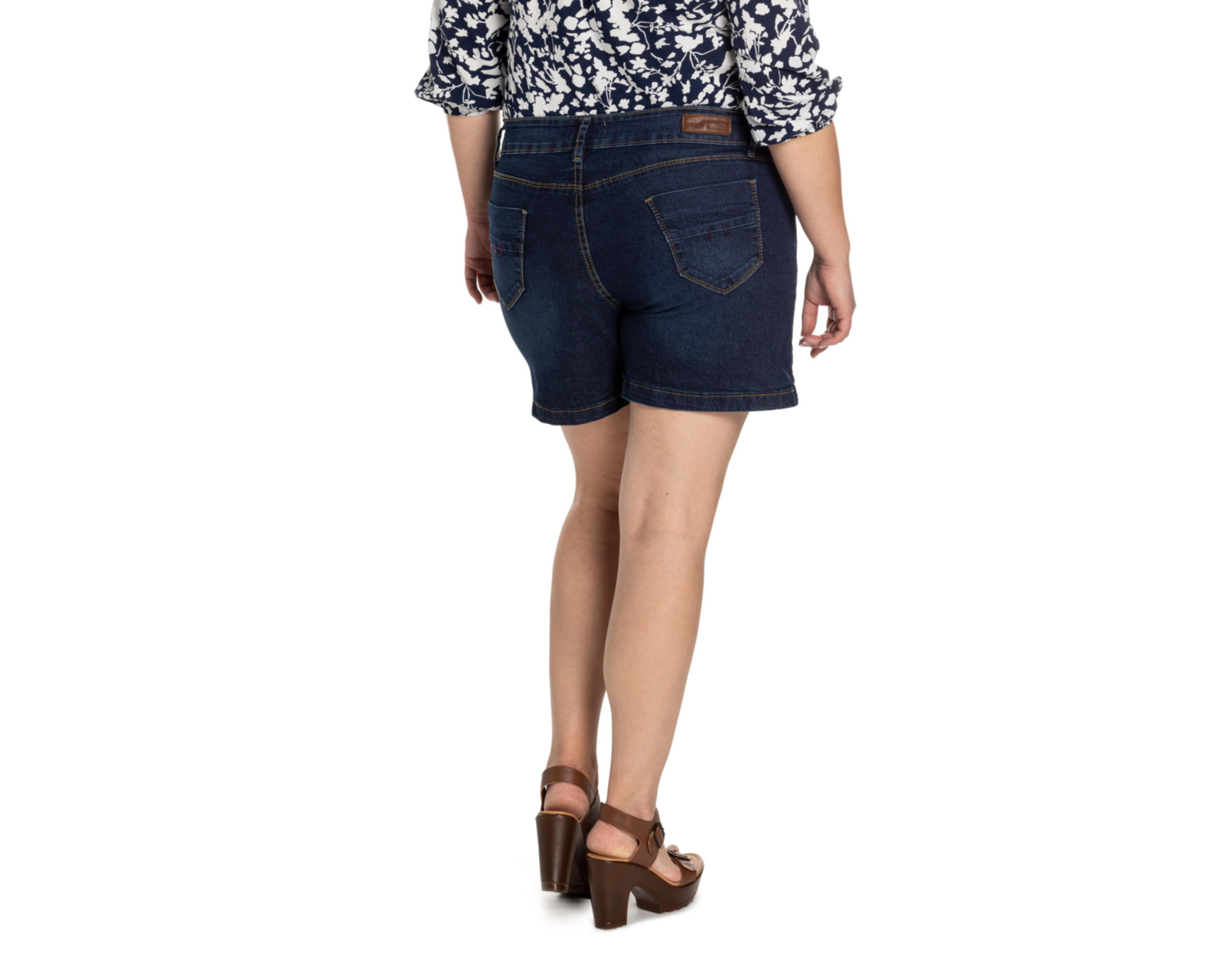 Foto 3 | Short Lady Sun de Mezclilla