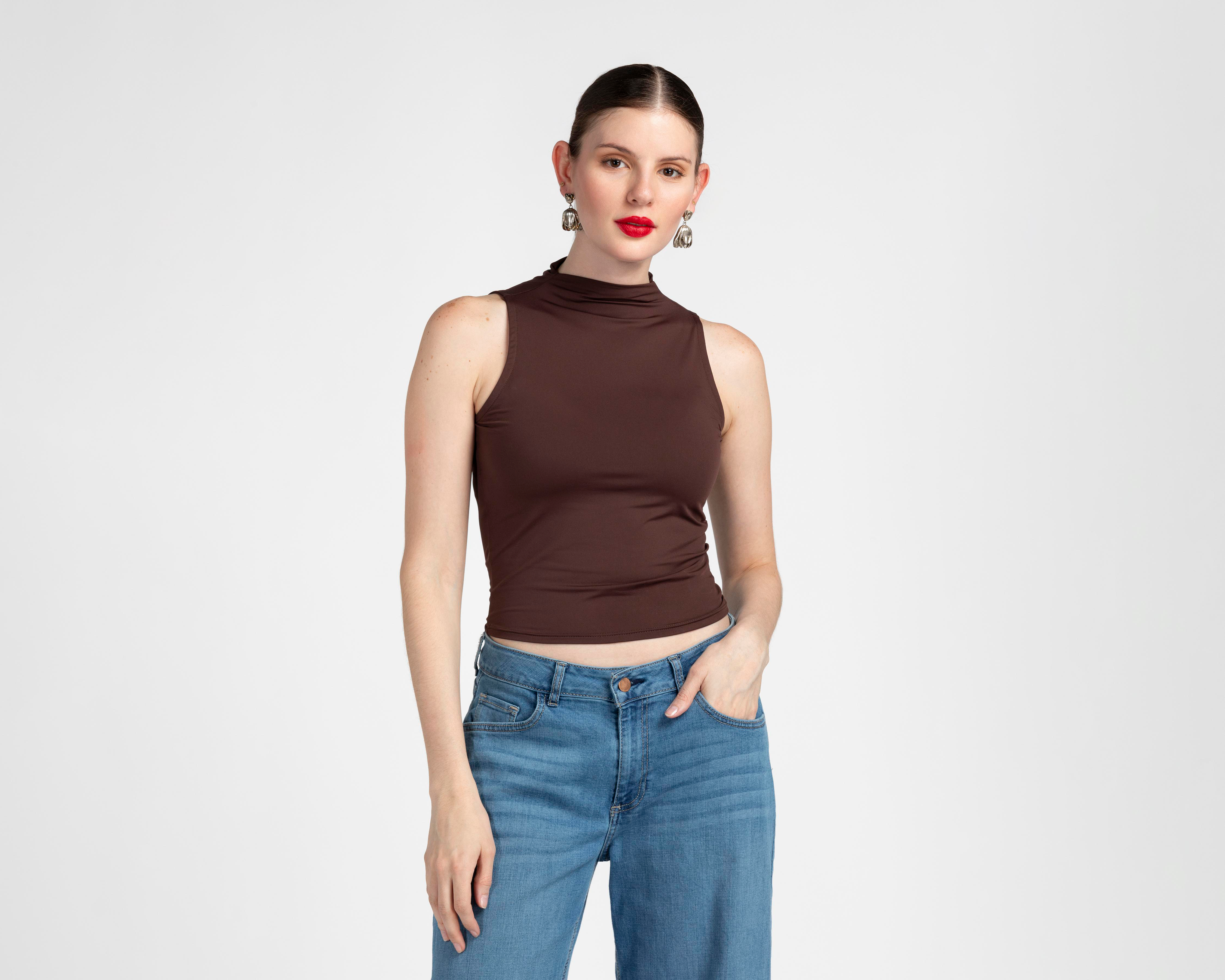 Foto 2 pulgar | Playera sin Mangas Sahara para Mujer
