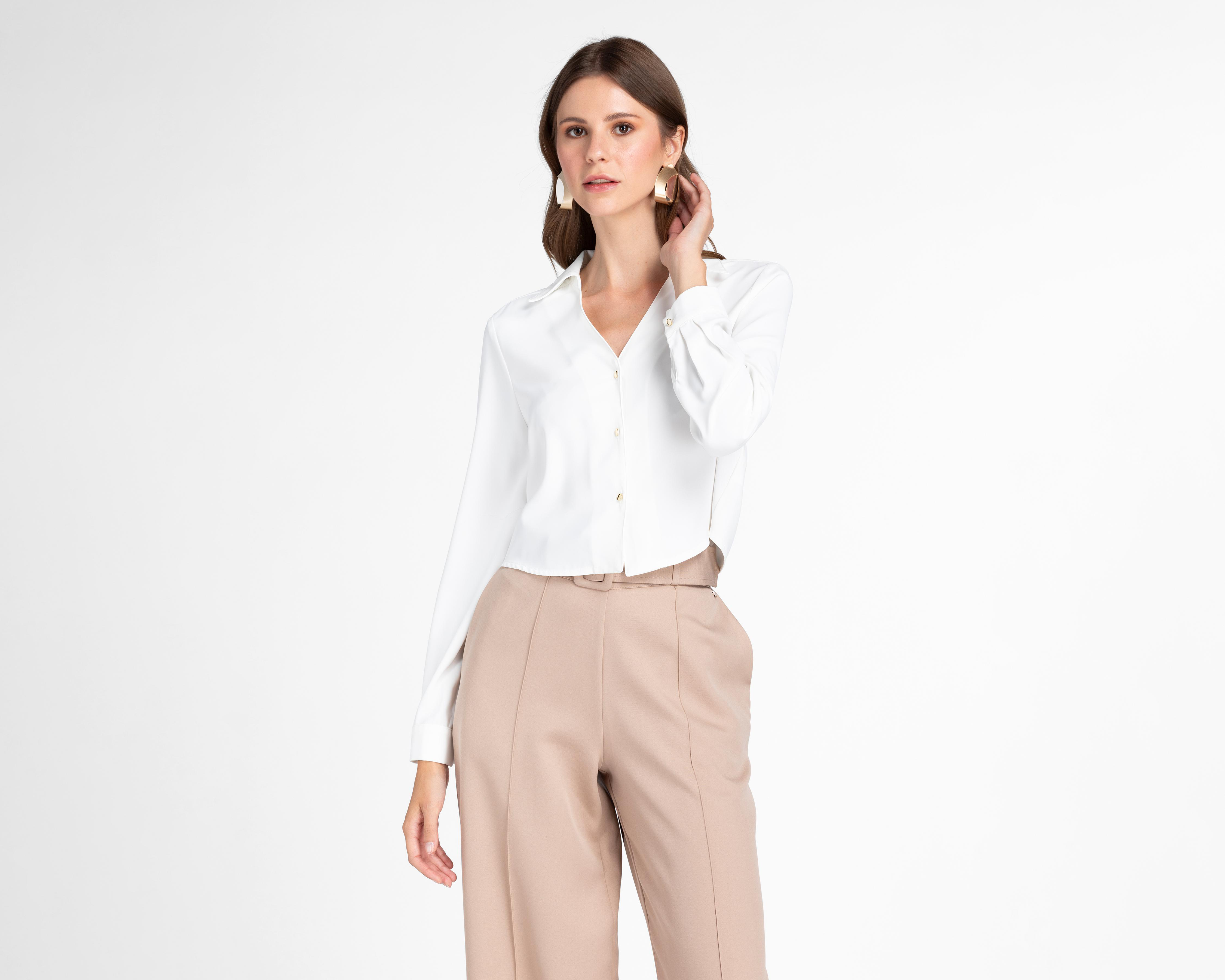 Foto 1 | Blusa Sahara tipo Crop para Mujer