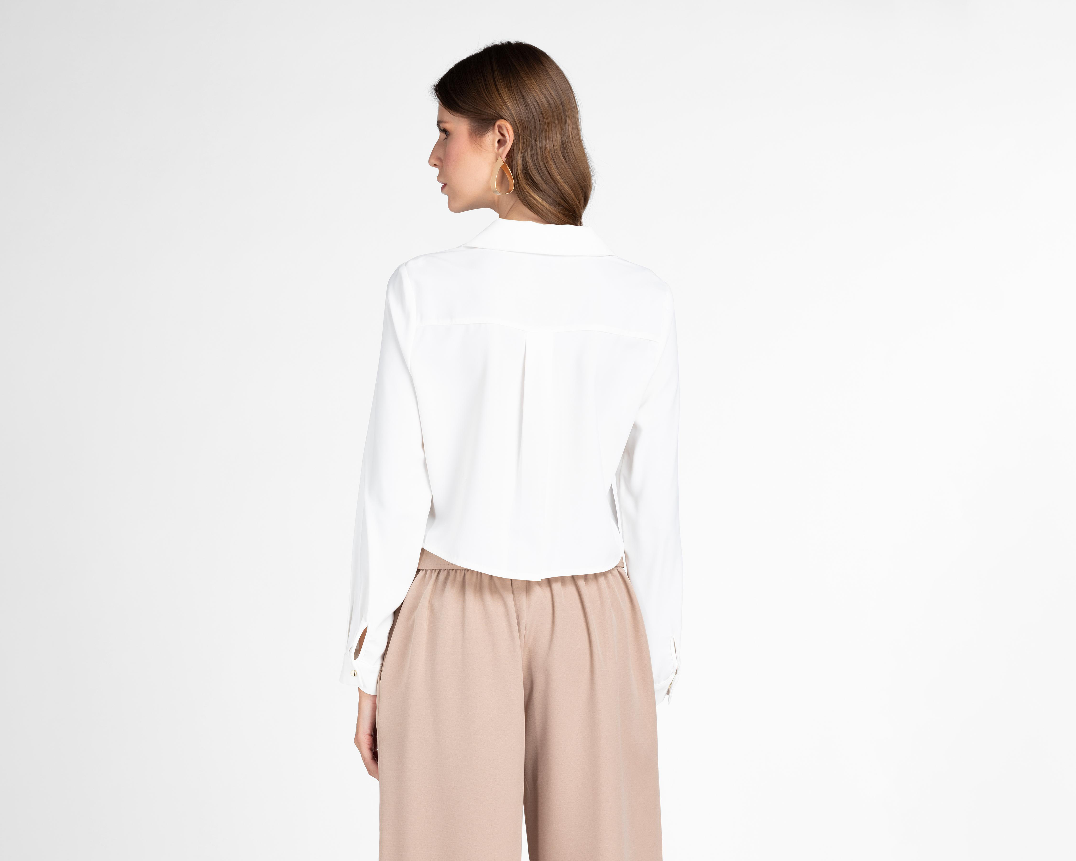 Foto 3 | Blusa Sahara tipo Crop para Mujer