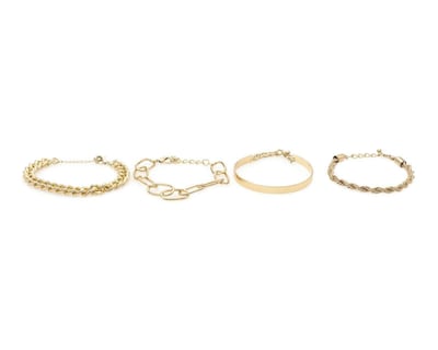 Foto 2 | Pulsera Thinner Metálica 4 Piezas