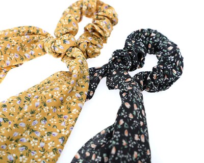 Foto 4 | Ligas para Cabello Thinner Estampado Floral 2 Piezas