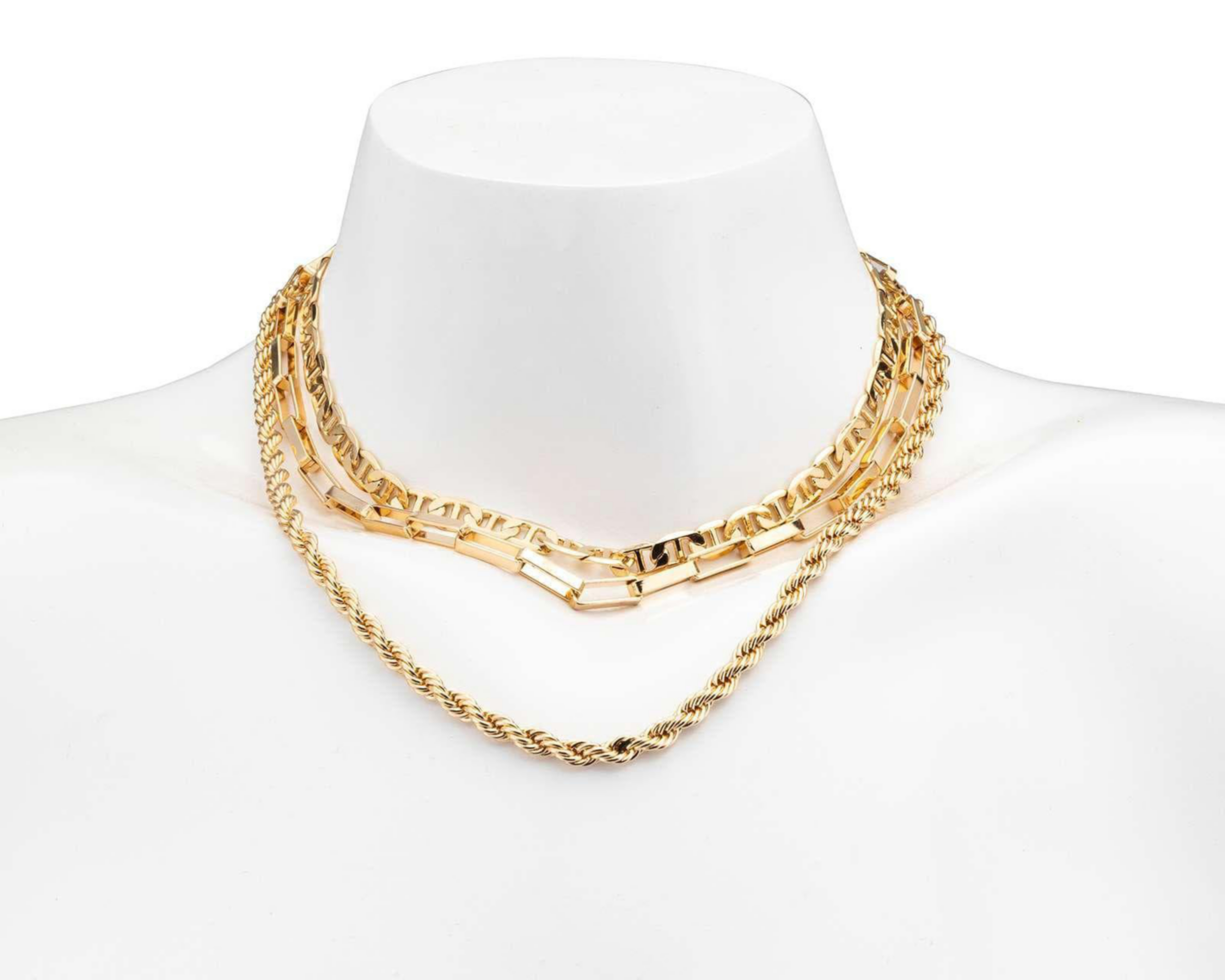 Foto 3 pulgar | Collares Jennifer Lopez de Metal