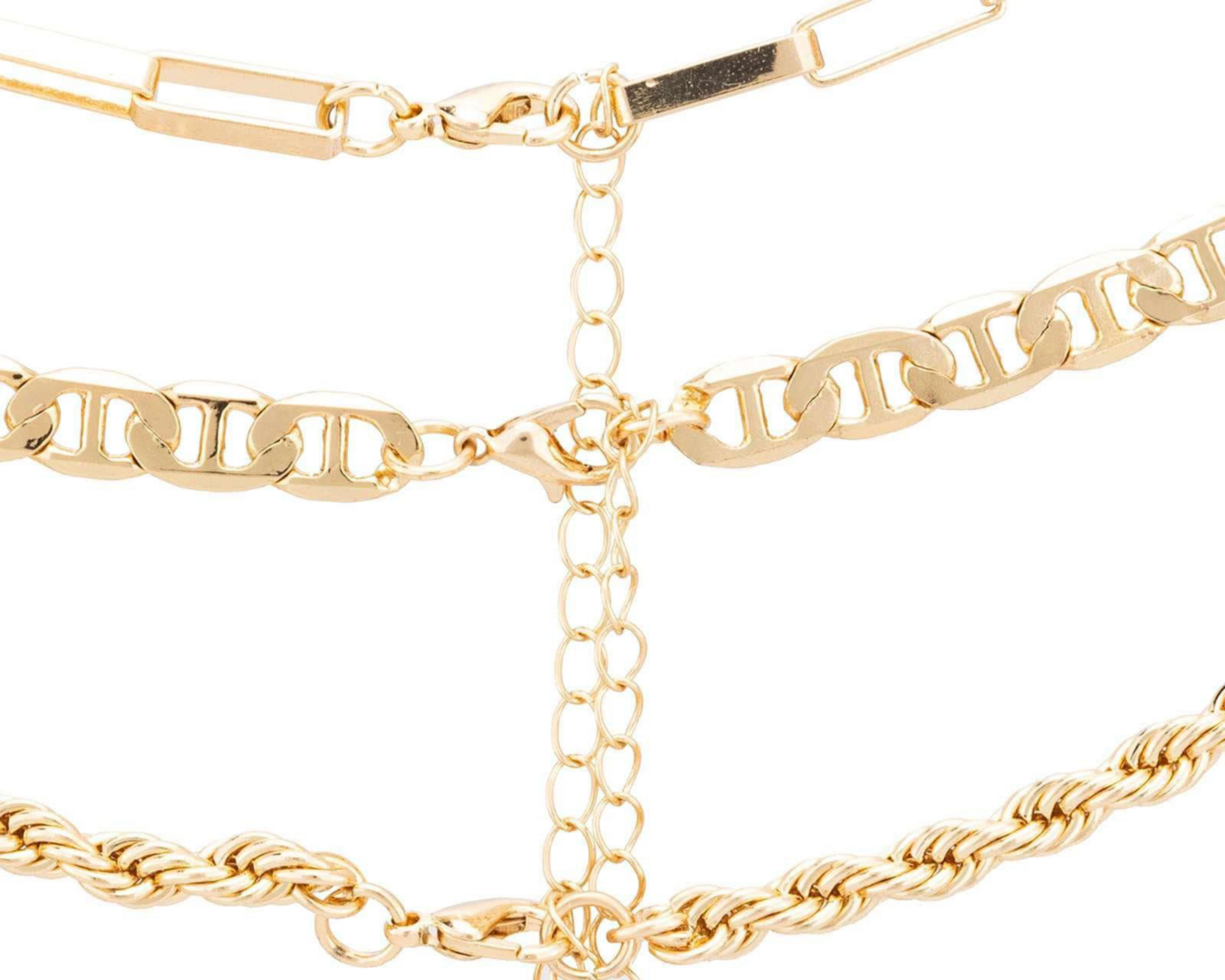 Foto 4 pulgar | Collares Jennifer Lopez de Metal