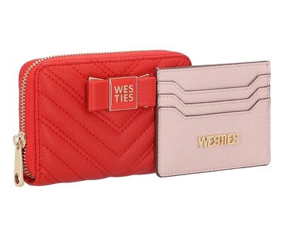 Foto 3 | Cartera Westies para Mujer con Tarjetero 2 Piezas