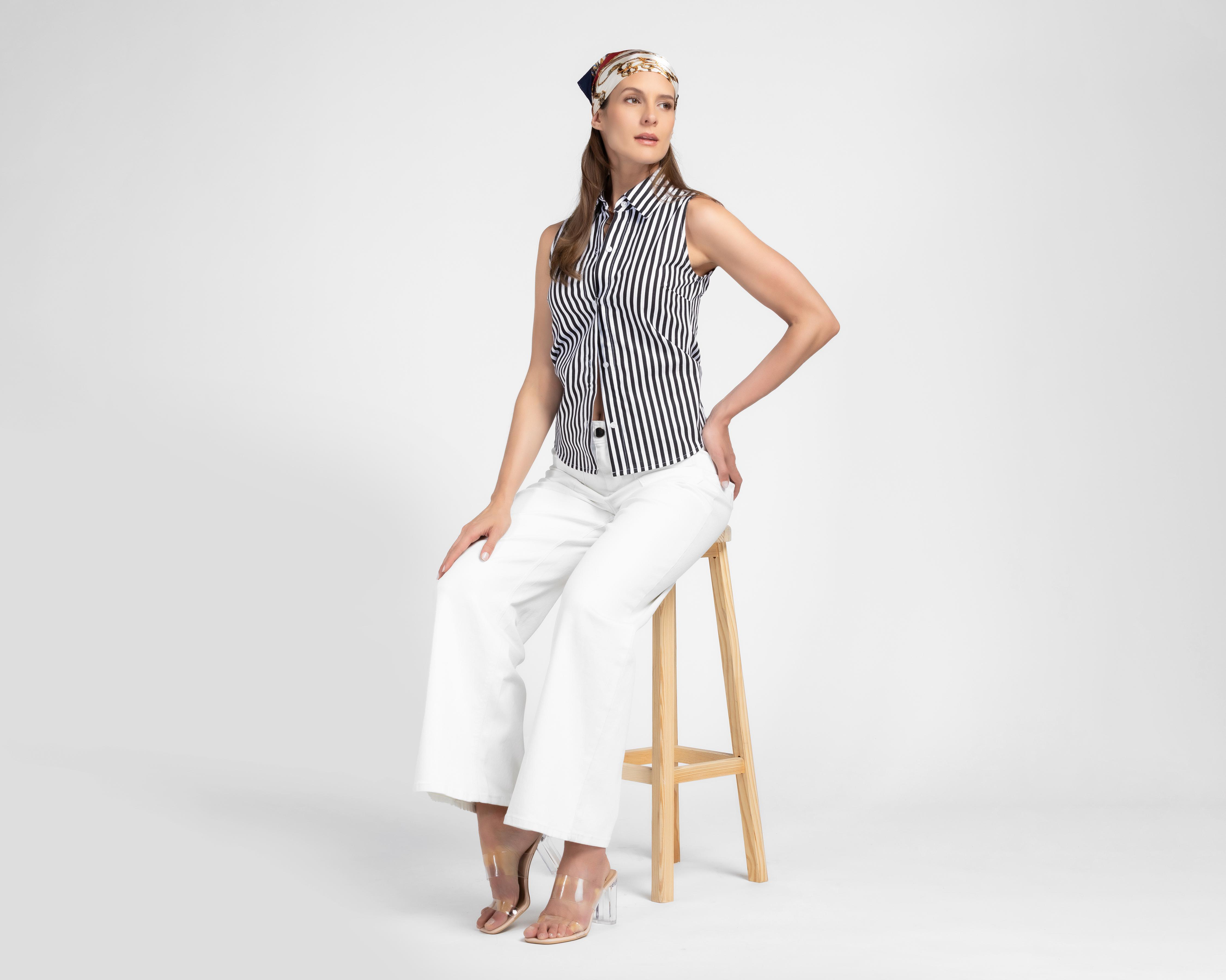 Foto 2 | Blusa sin Mangas Sahara para Mujer