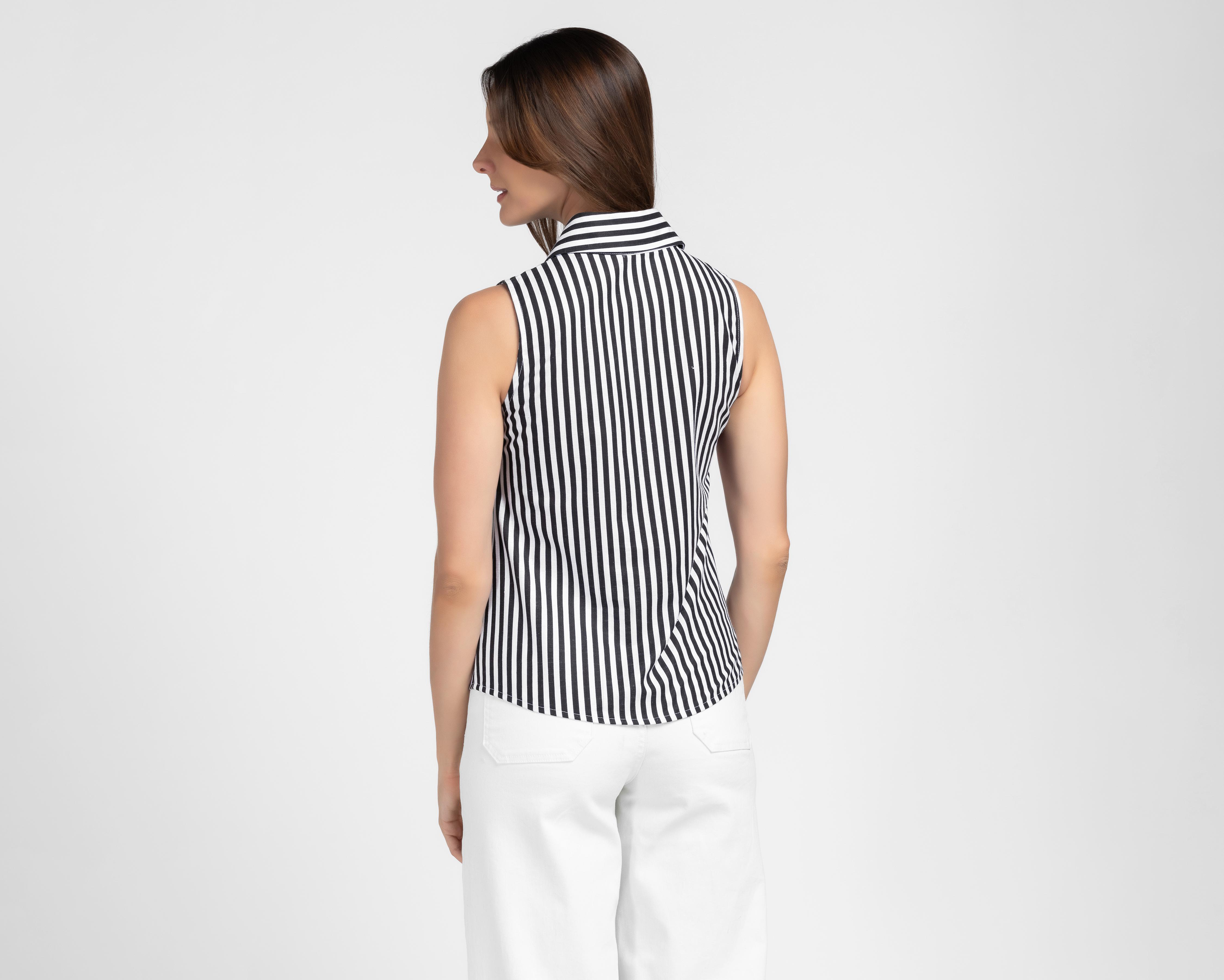 Foto 4 pulgar | Blusa sin Mangas Sahara para Mujer