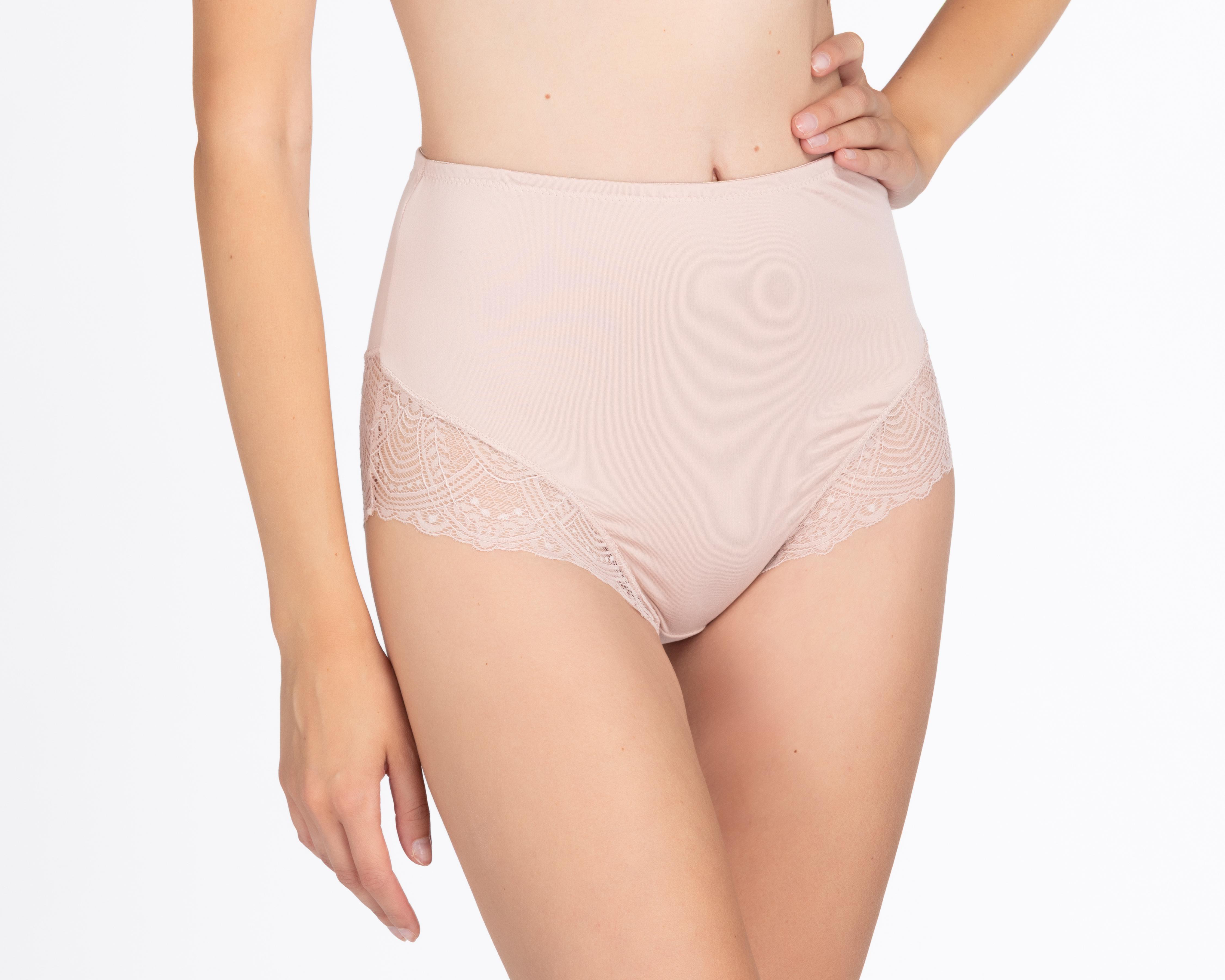 Foto 3 pulgar | Pantaleta con Encaje Beauty Secret para Mujer 2 Piezas