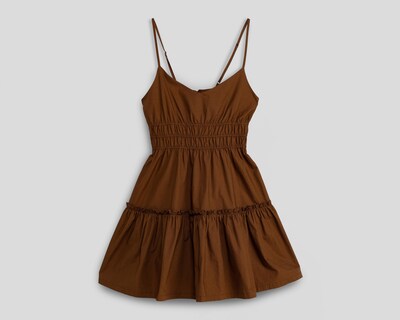 Foto 1 | Vestido Casual 18 Forever Café de Tirantes