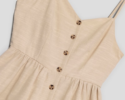 Foto 3 | Vestido Casual Sahara Beige sin Mangas para Mujer