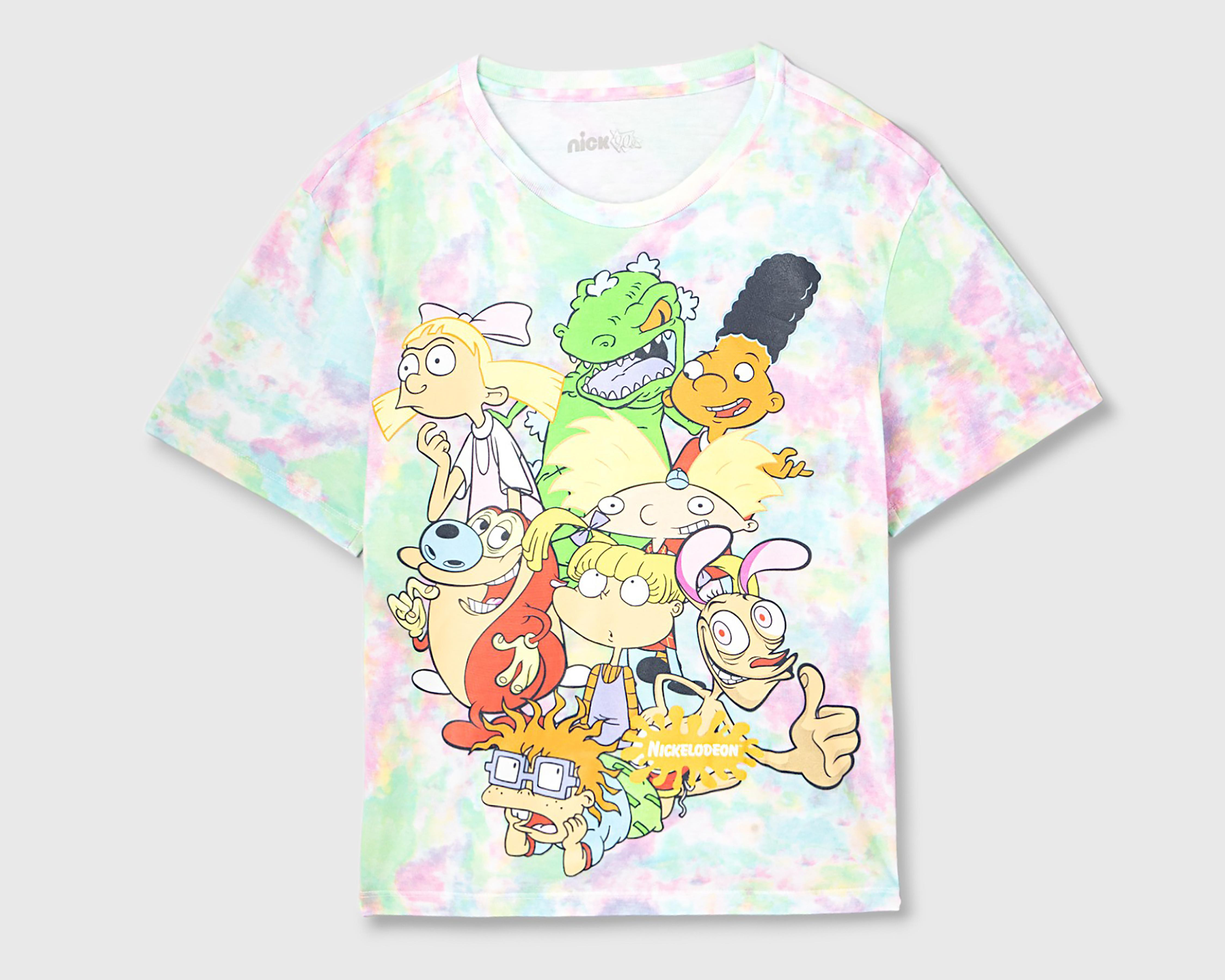 Playera Nickelodeon Tie-Dye para Mujer