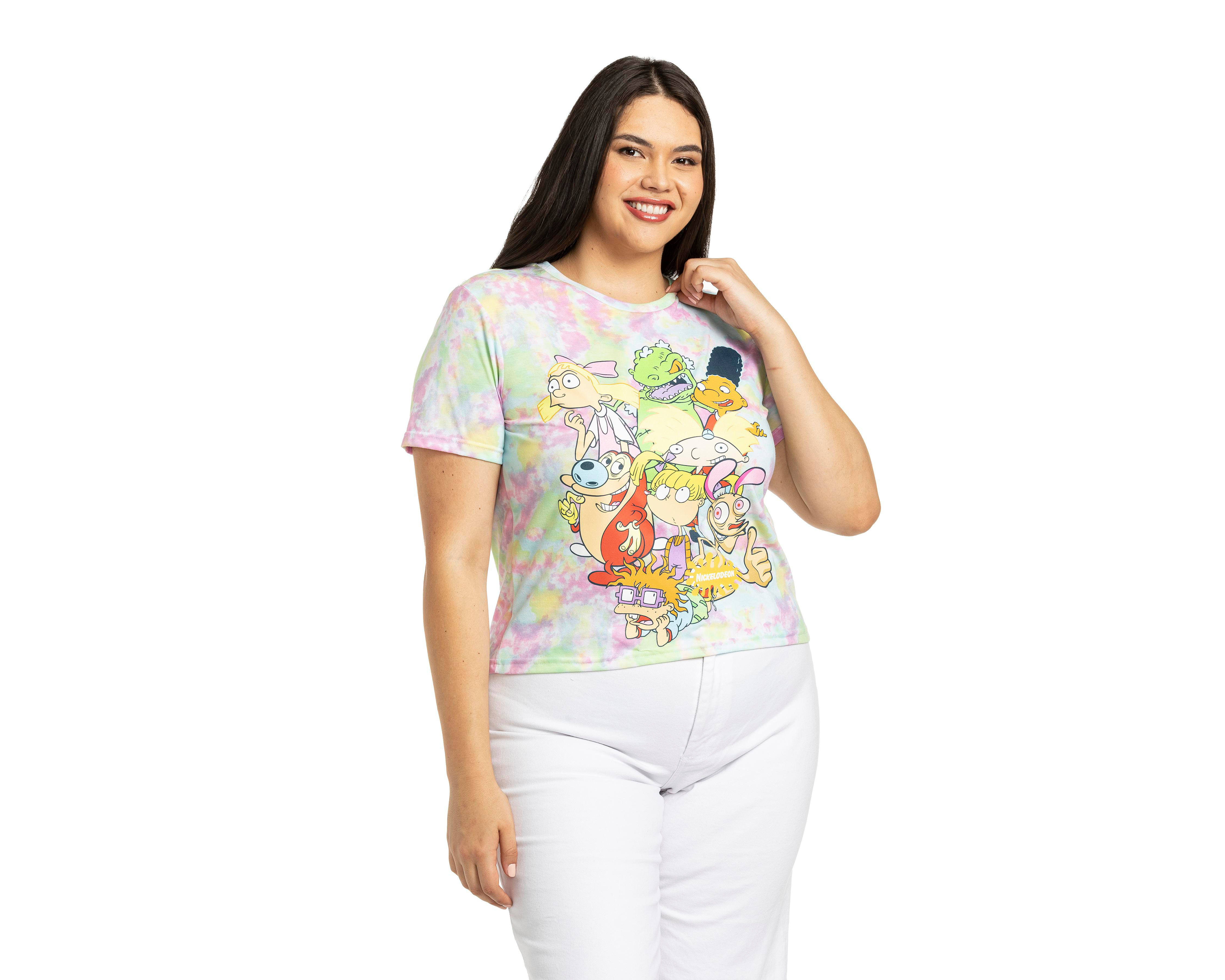 Playera Nickelodeon Tie-Dye para Mujer