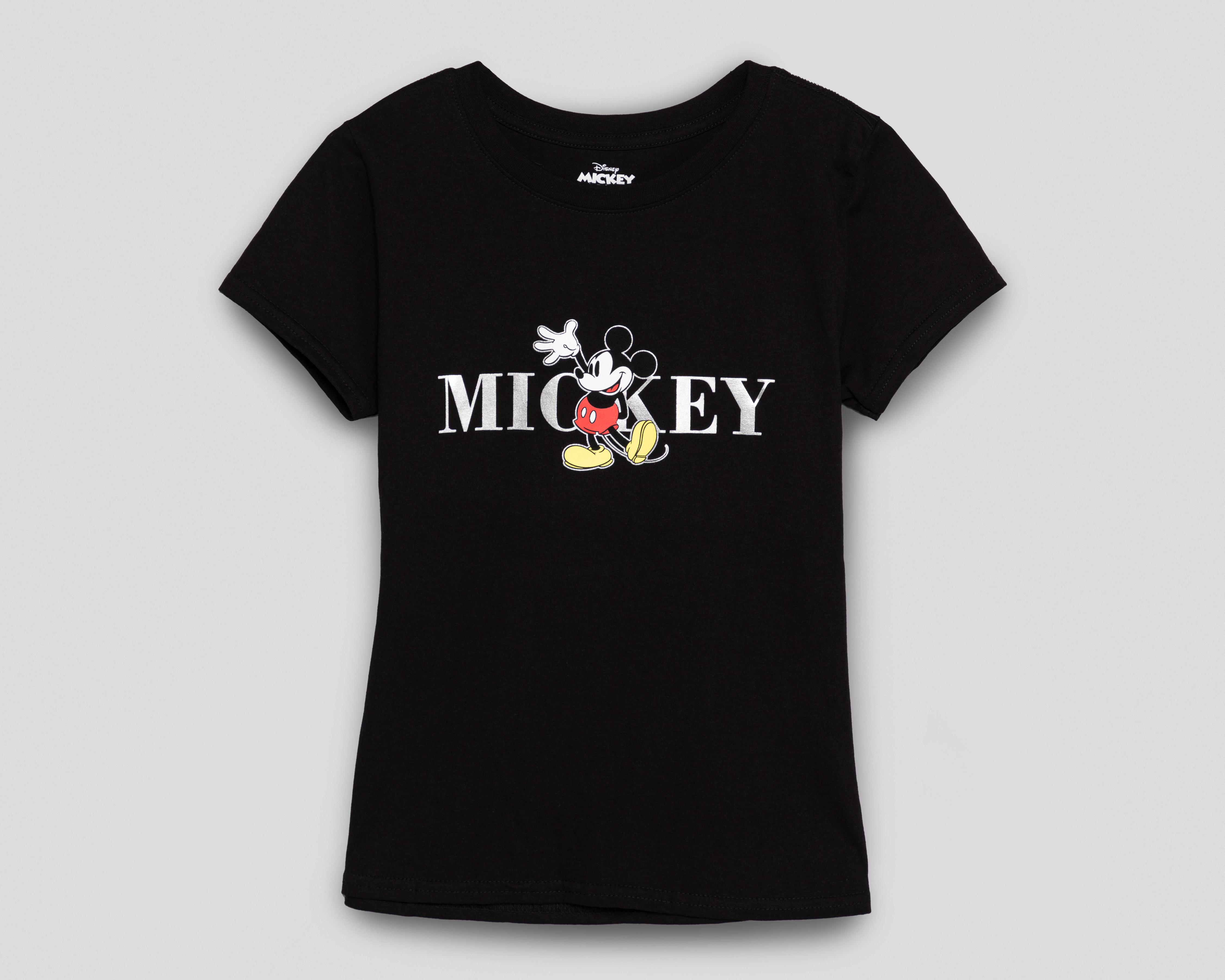 Playera Disney Mickey Mouse Manga Corta para Mujer