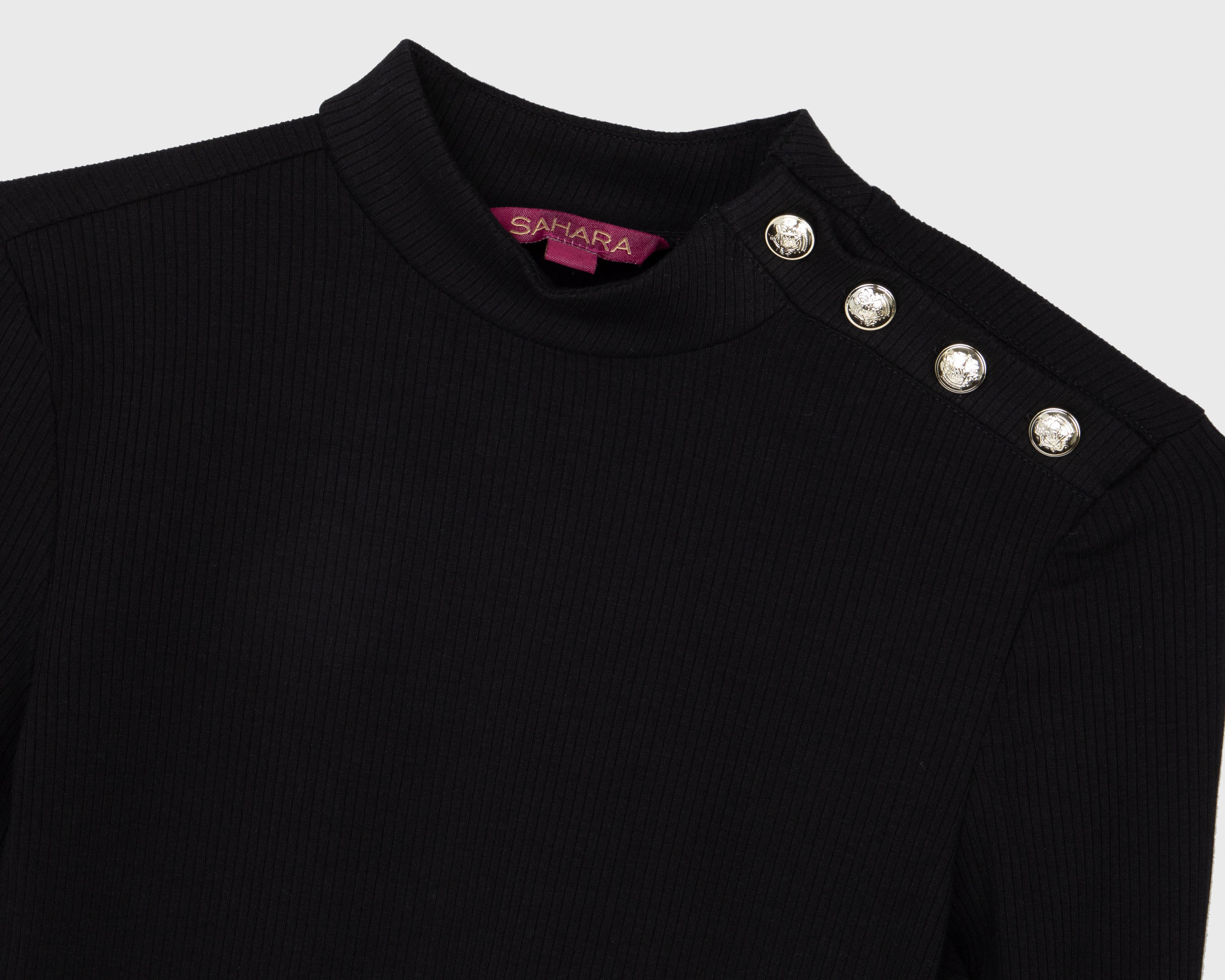 Foto 3 | Playera Sahara con Botones para Mujer