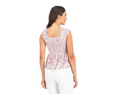 Foto 3 | Blusa Sahara Manga Corta Estampado Floral