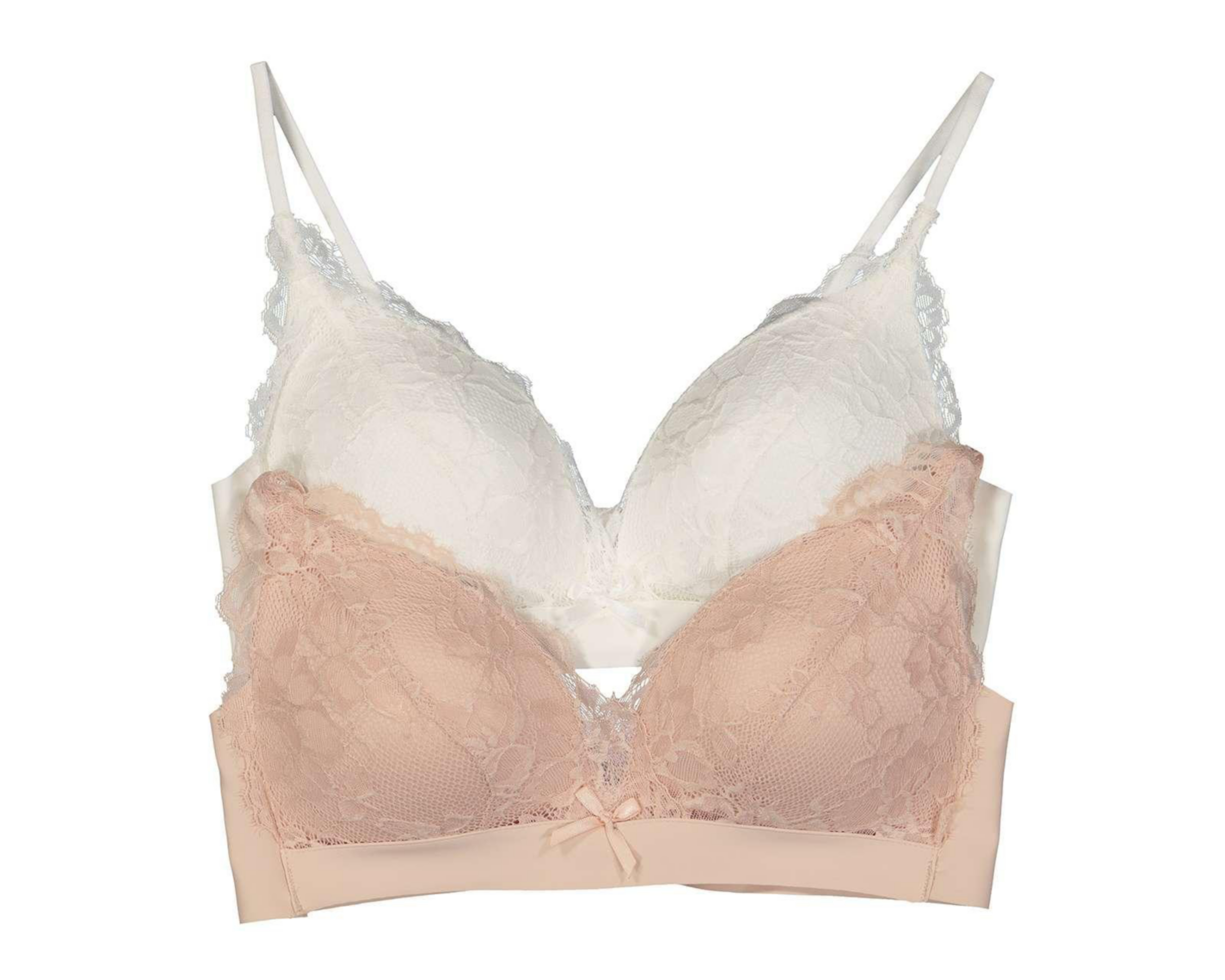 Brasier con Encaje Beauty Secret Copa Completa para Mujer 2 Pack