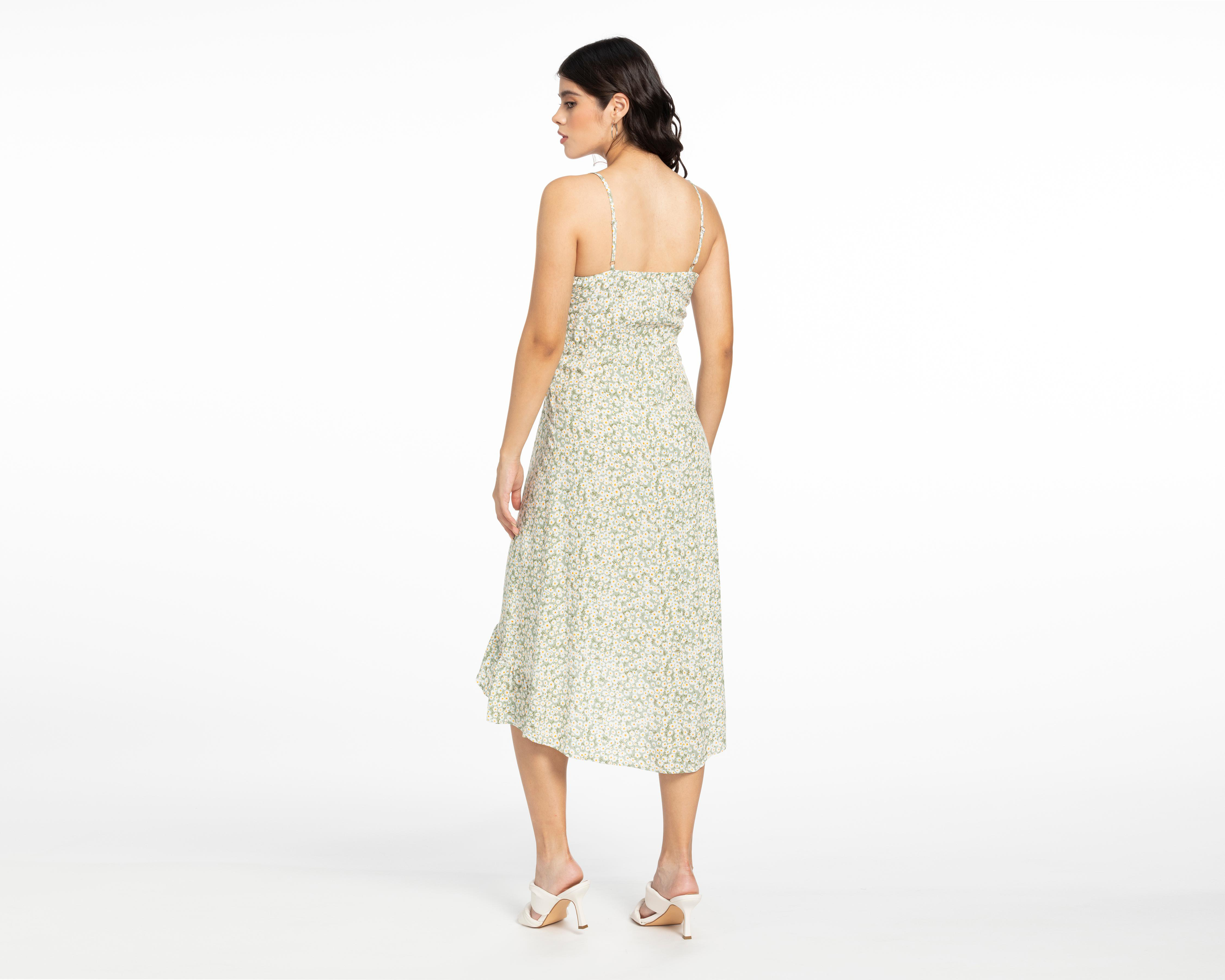 Foto 4 pulgar | Vestido 18 Forever Casual con Tirantes Estampado Floral